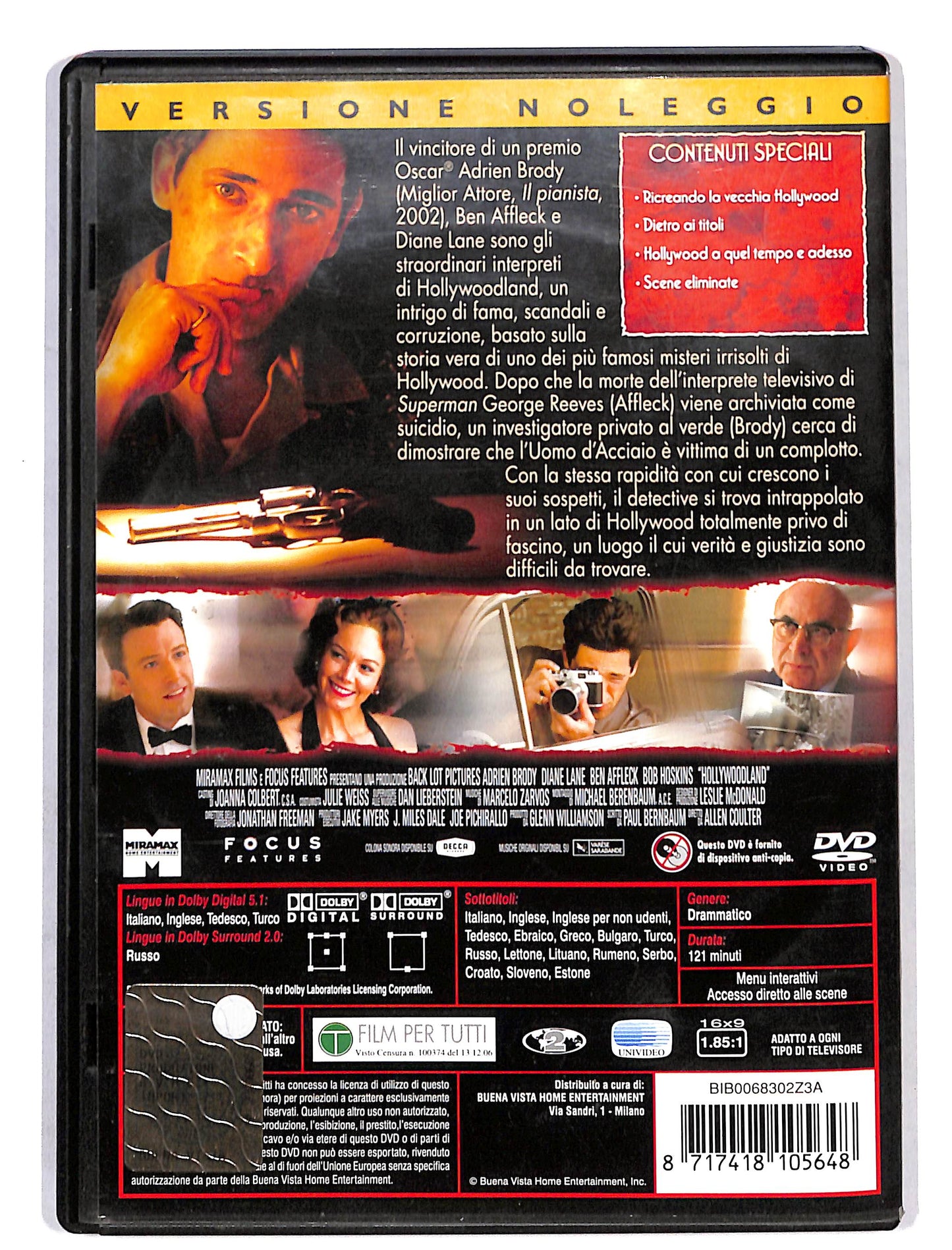 EBOND Hollywoodland NOLEGGIO DVD DB807343