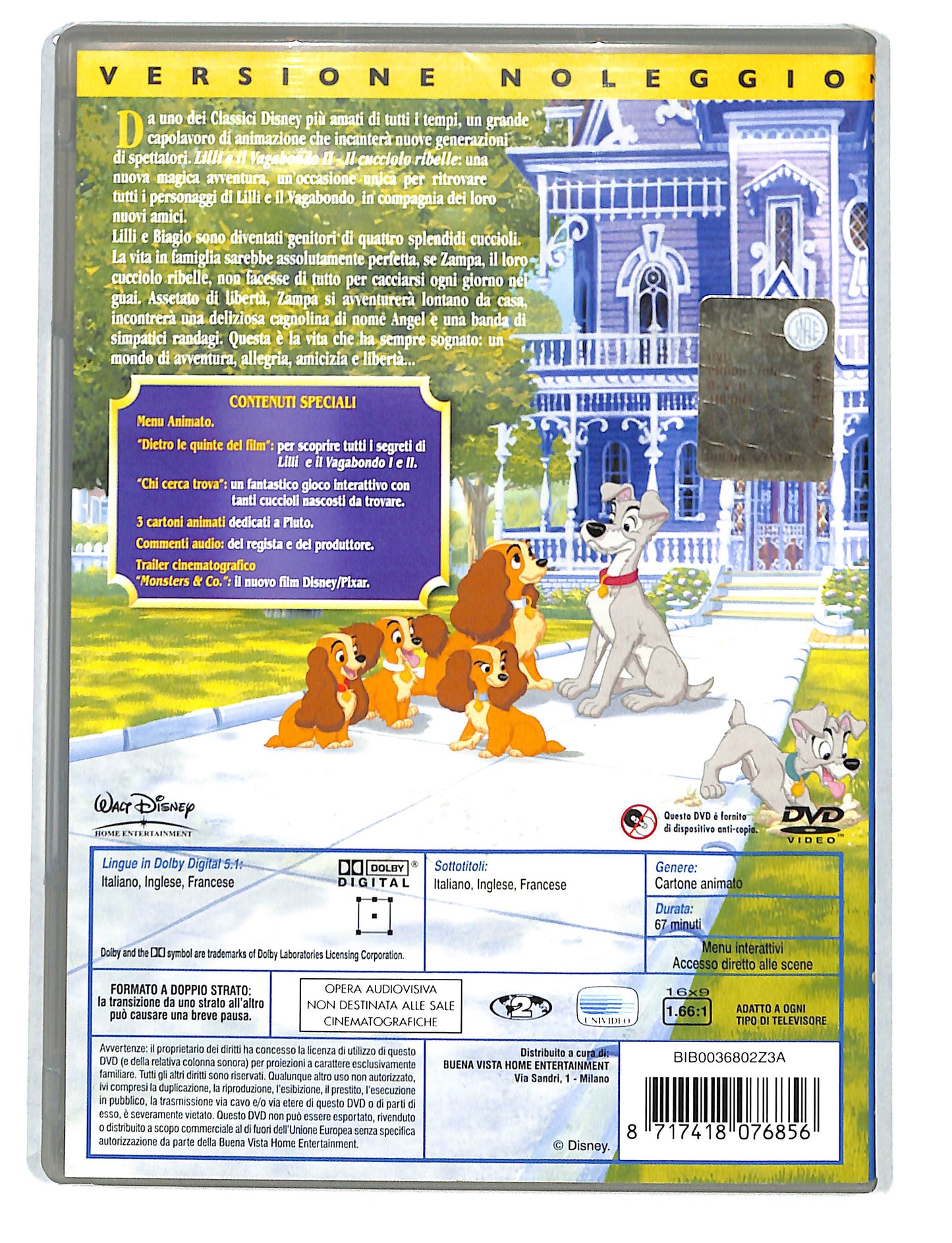 EBOND Lilli e il Vagabondo II NOLEGGIO DVD DB807346
