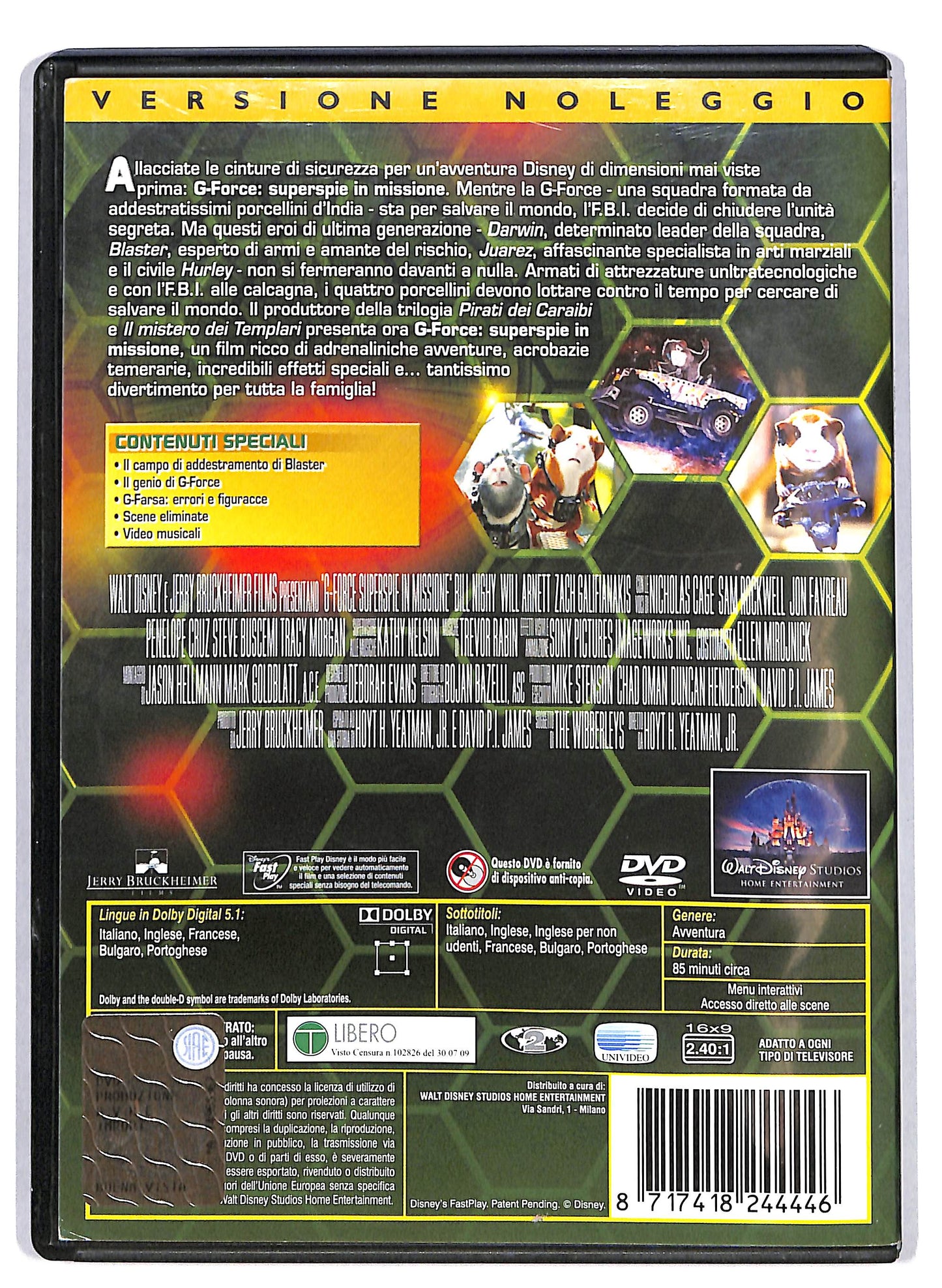 EBOND G-Force - Superspie in missione - Noleggio DVD DB807355