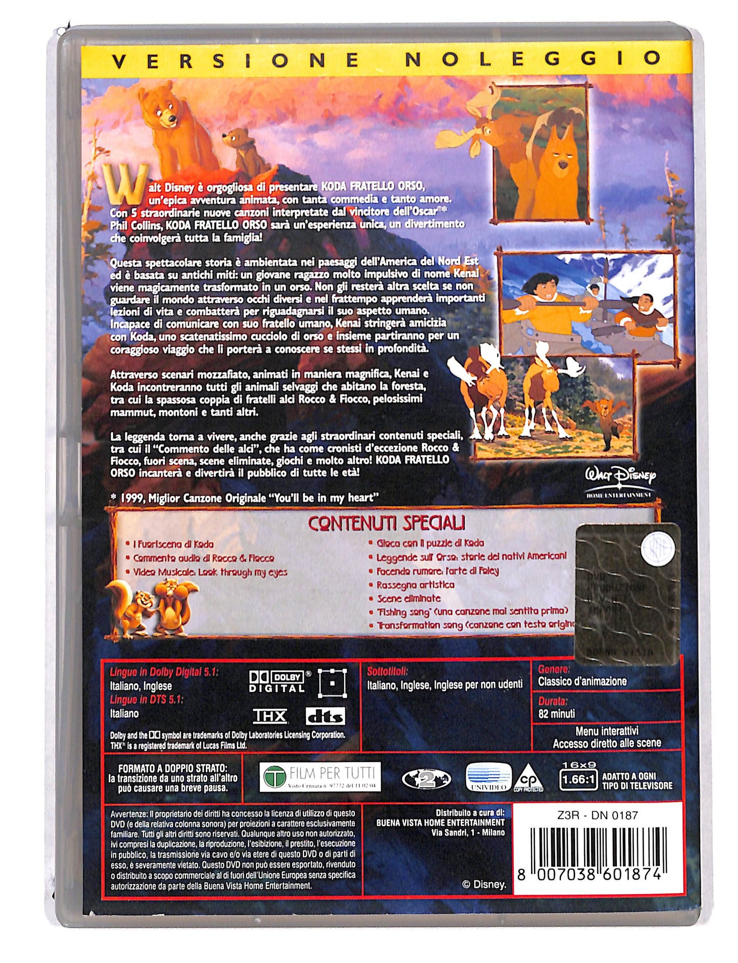 EBOND Koda Fratello Orso NOLEGGIO DVD DB807814