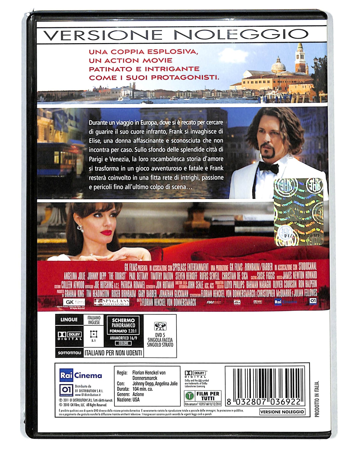 EBOND The Tourist NOLEGGIO DVD DB807832