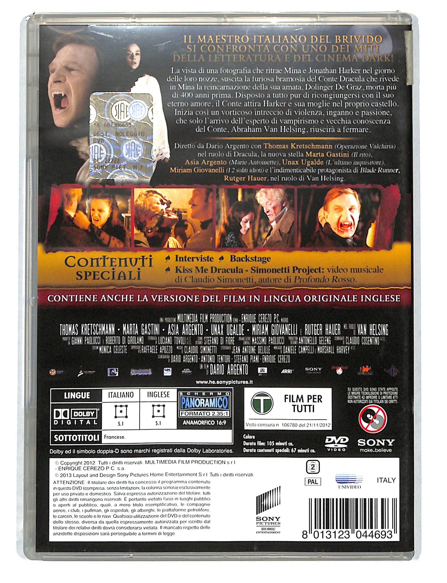 EBOND Dracula di Dario Argento NOLEGGIO DVD DB807841