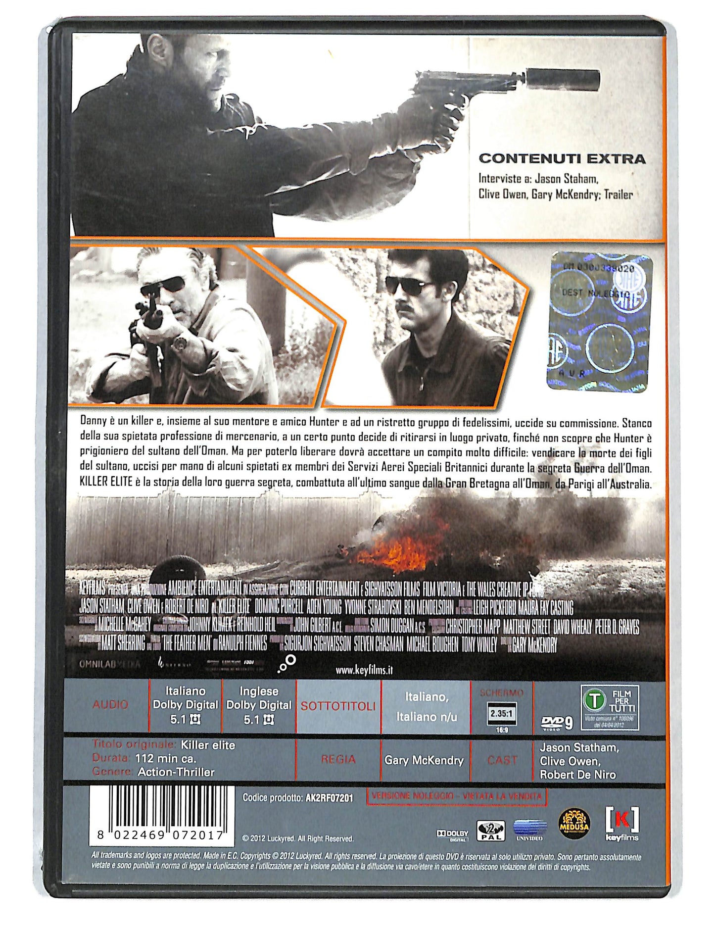 EBOND Killer Elite NOLEGGIO DVD DB807850