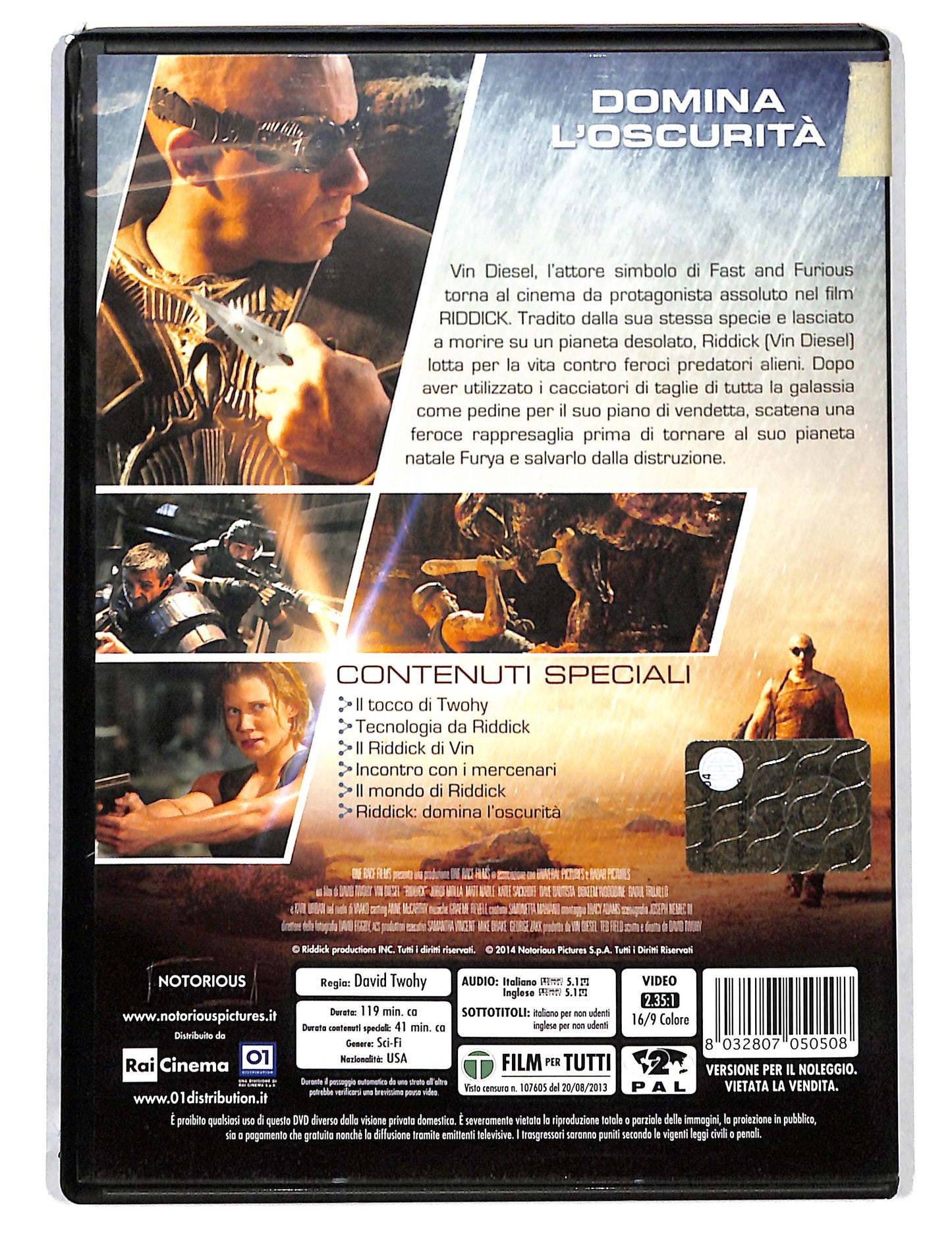 EBOND Riddick domina l'oscurata NOLEGGIO DVD DB807858
