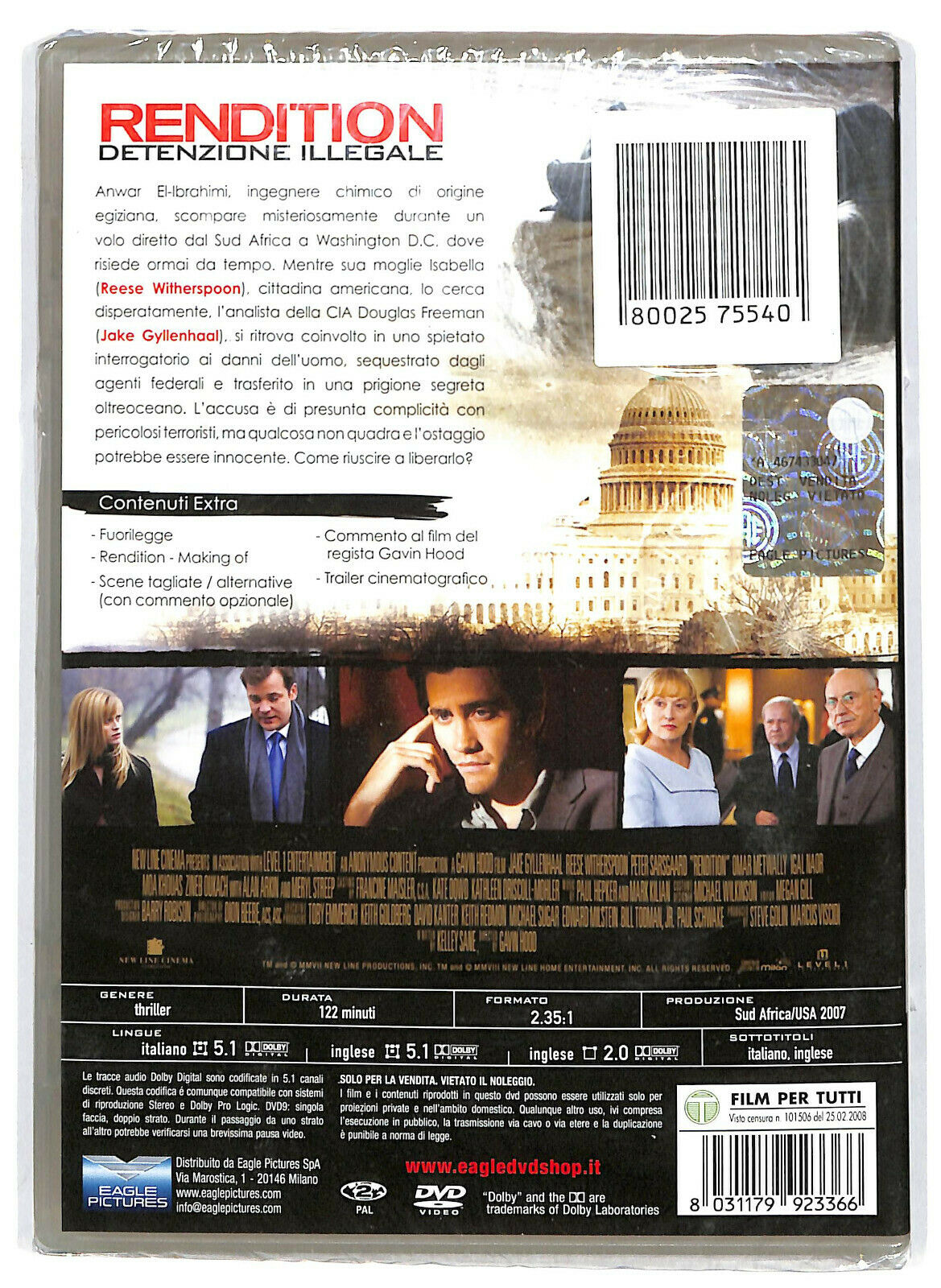 EBOND Rendition - Detenzione Illegale DVD DB808636