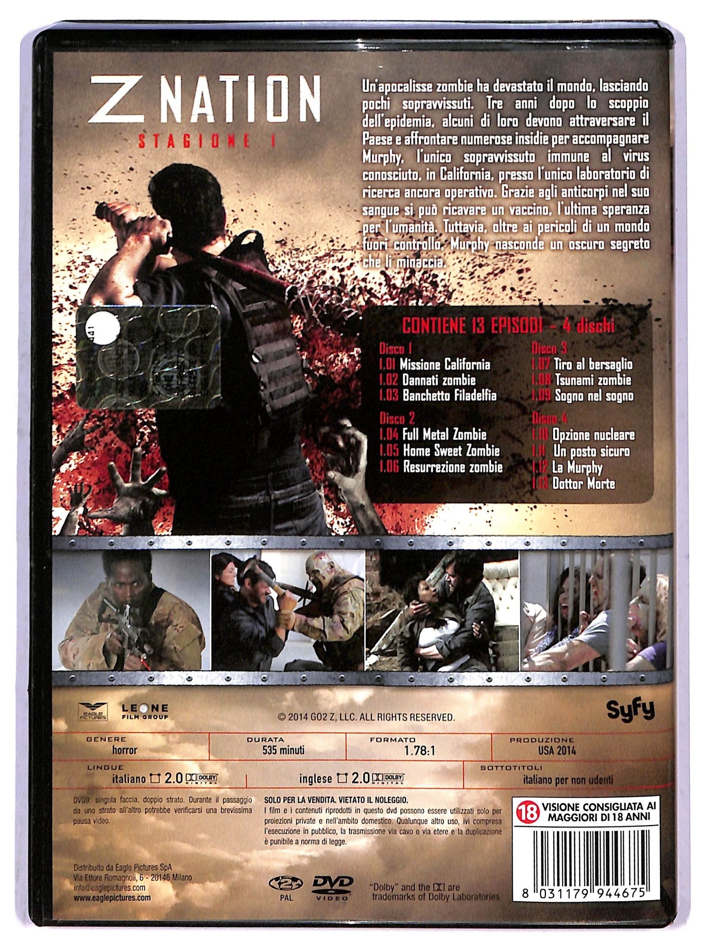 EBOND z nation - stagione 1 DVD DB808650