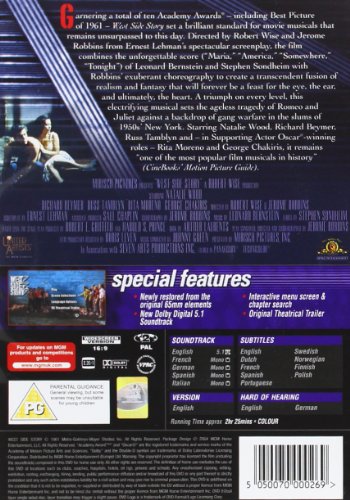 EBOND West side story [Edizione: Regno Unito] DVD DB808658