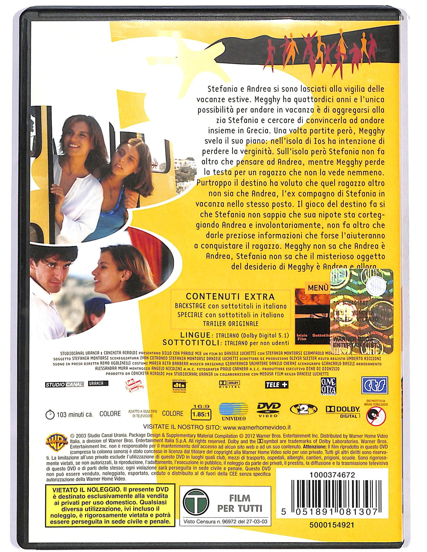 EBOND Dillo con parole mie NOLEGGIO DVD DB808833
