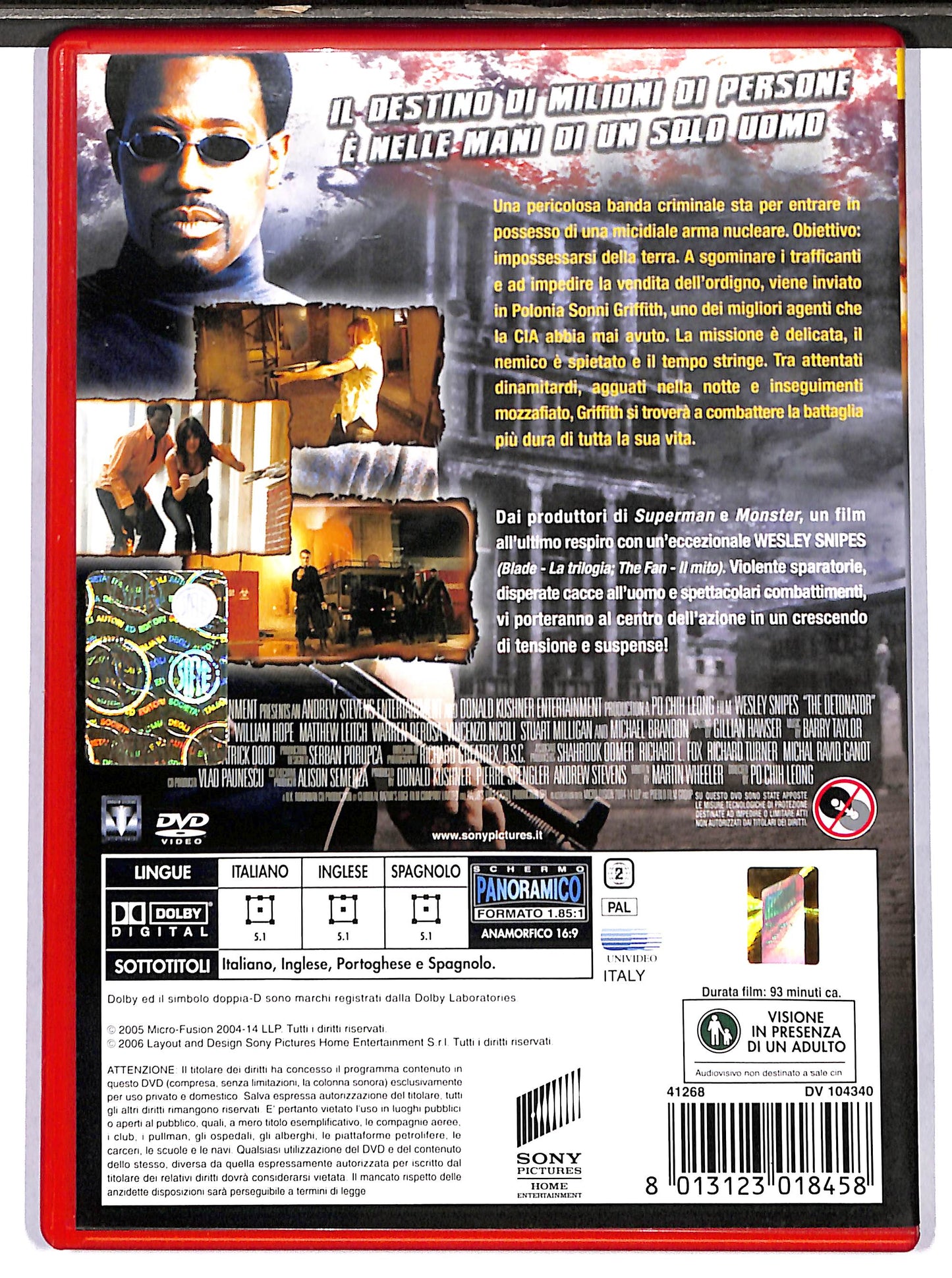 EBOND detonator gioco mortale NOLEGGIO DVD DB808840