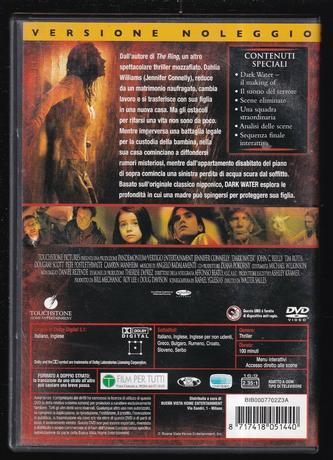 EBOND Dark Water (2005) Ex Noleggio DVD DB809306