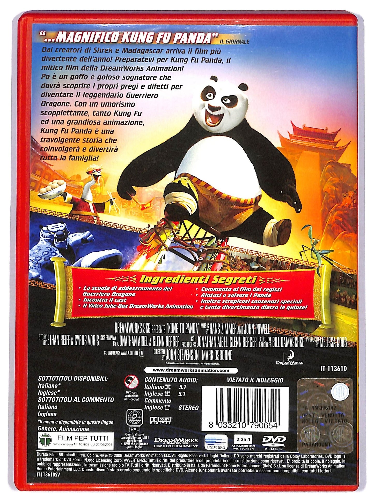 EBOND Kung fu Panda NOLEGGIO DVD DB809351