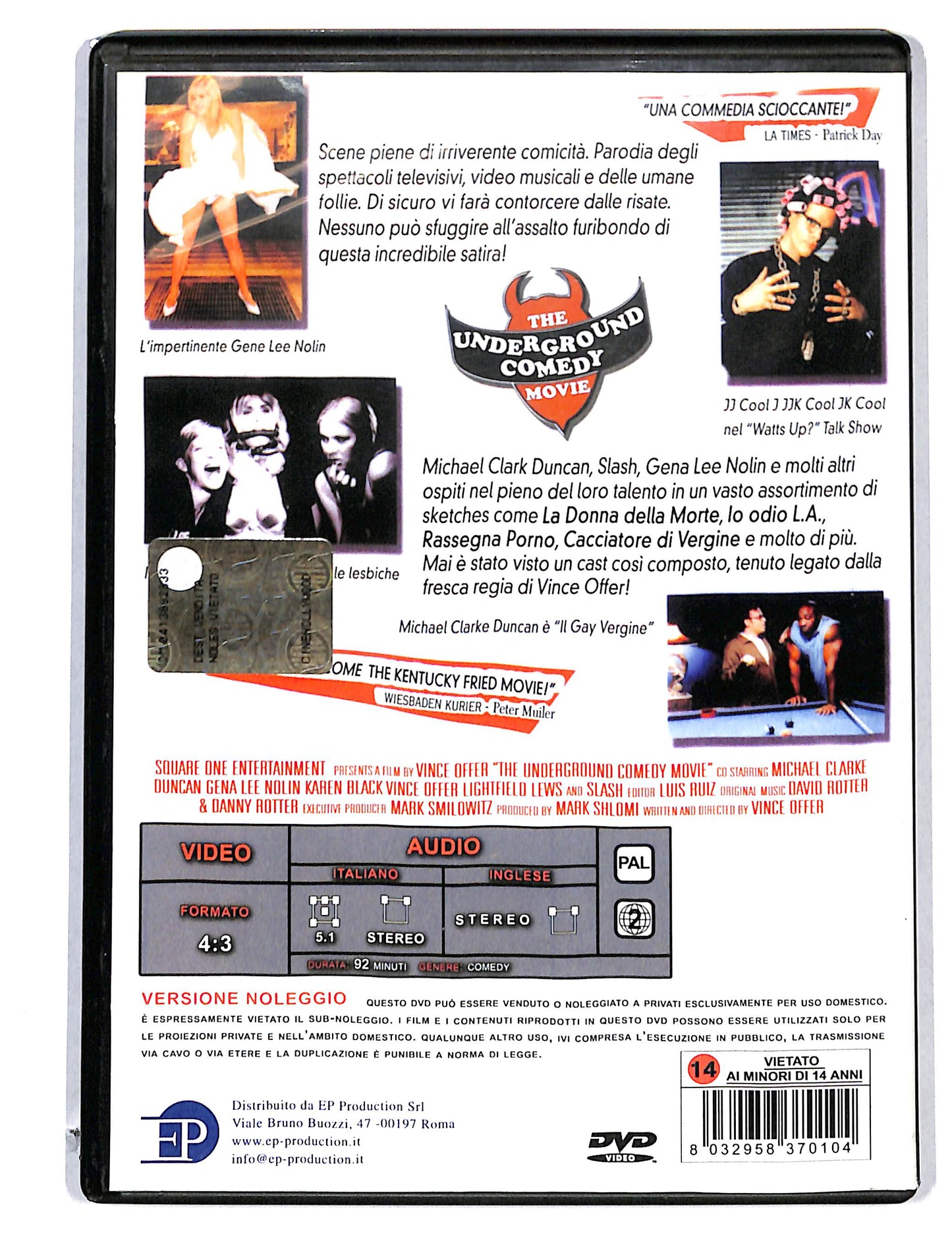 EBOND The Underground Comedy Movie NOLEGGIO DVD DB809611