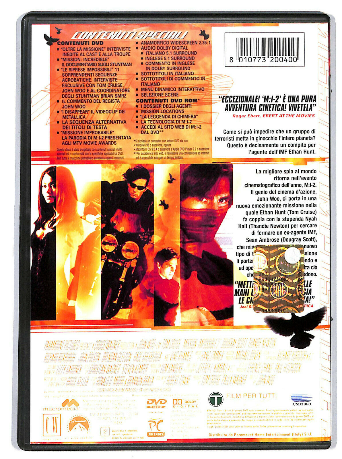 EBOND Mission Impossible 2 DVD DB810147