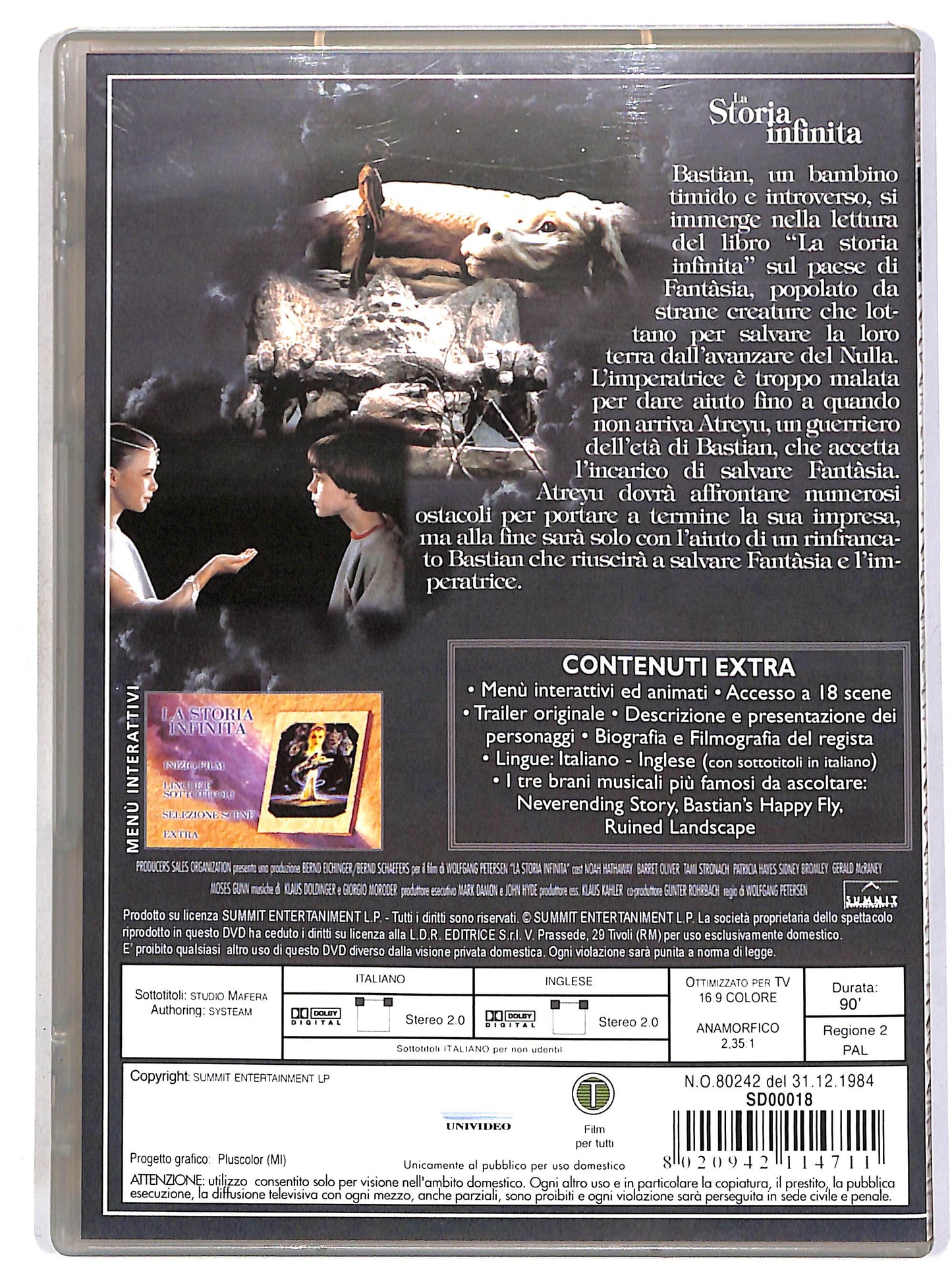 EBOND La storia infinita NOLEGGIO DVD DB810321