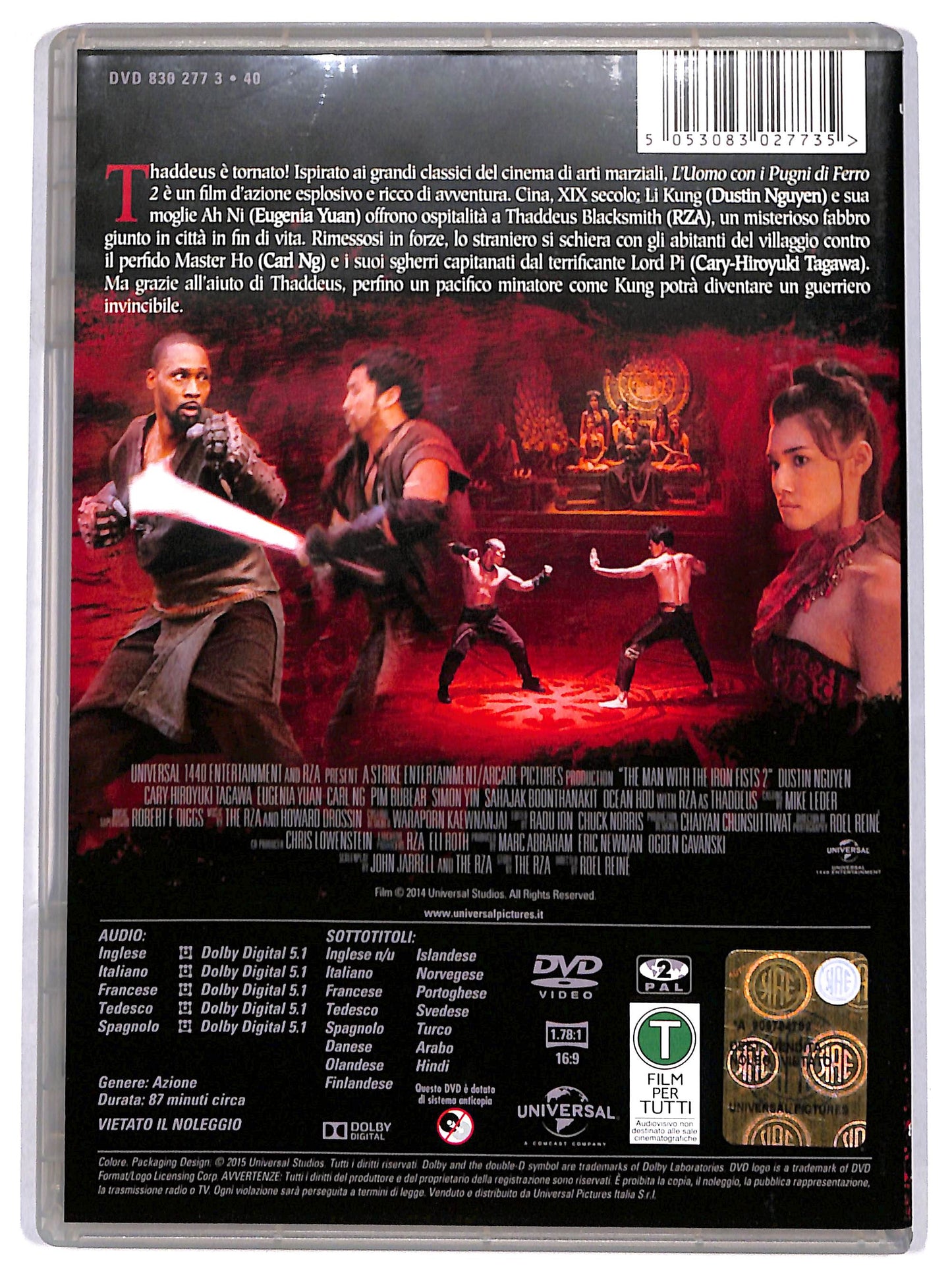 EBOND l'uomo con i pugni di ferro 2 DVD DB810363