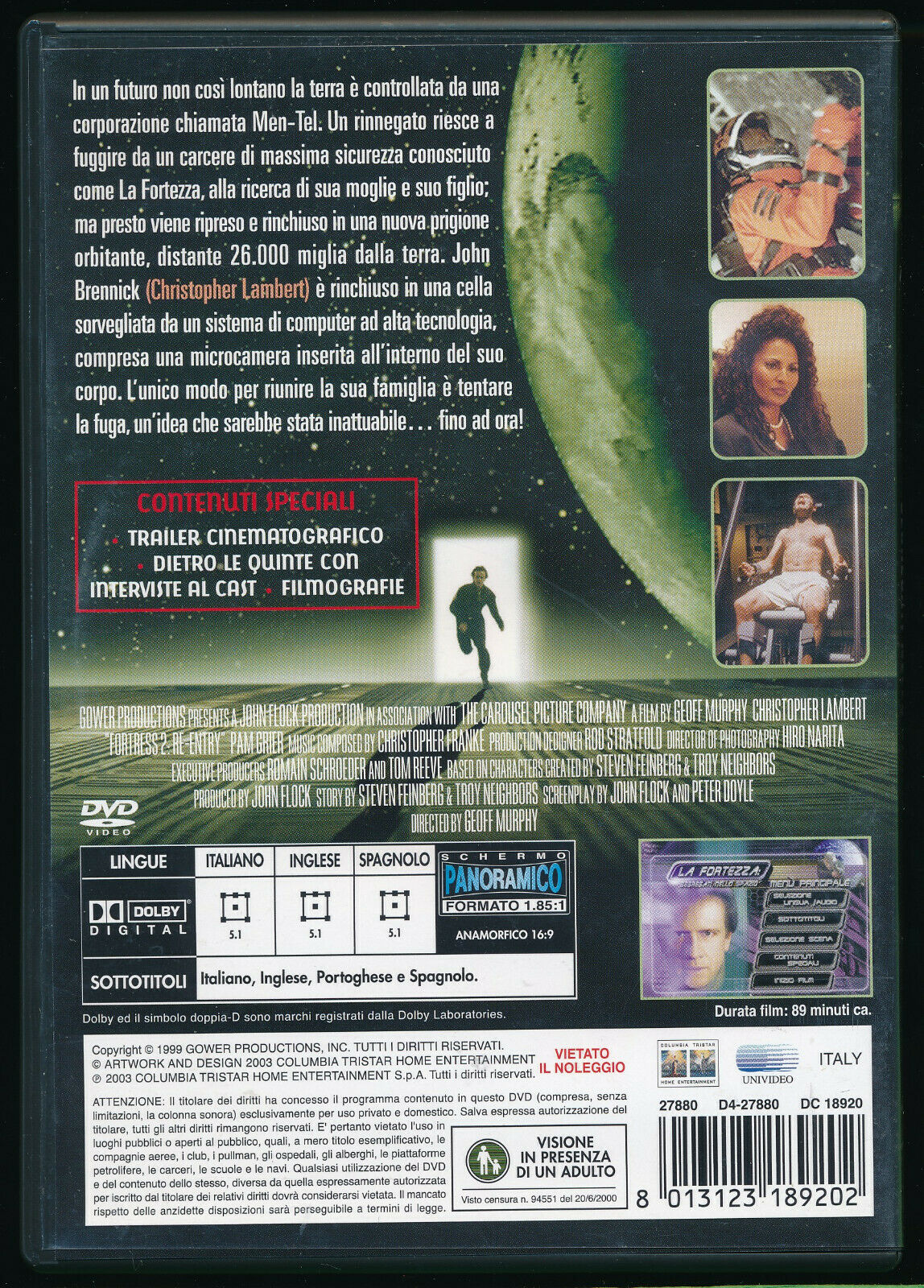 EBOND La Fortezza: Segregati Nello Spazio NOLEGGIO DVD DB810601