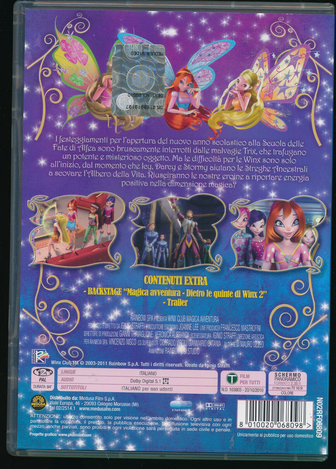 EBOND Winx Club 3d - Magica Avventura Ex Noleggio DVD DB810644