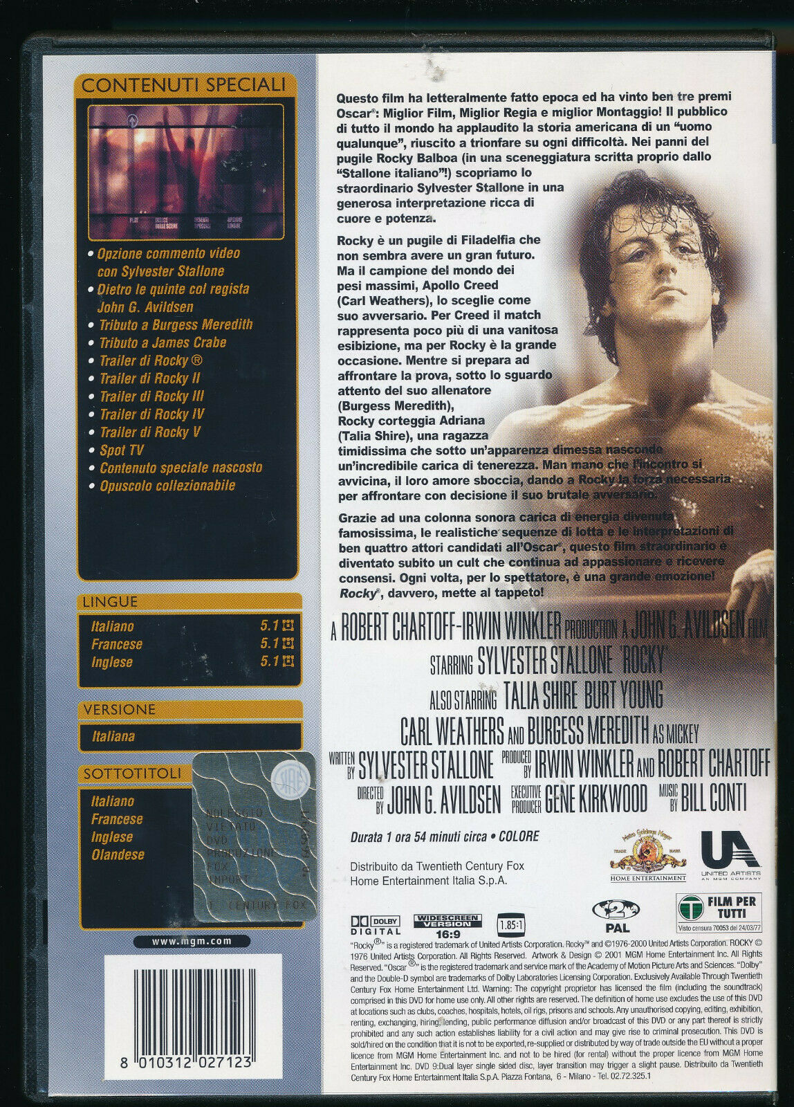 EBOND Rocky EDizione Speciale DVD DB810844