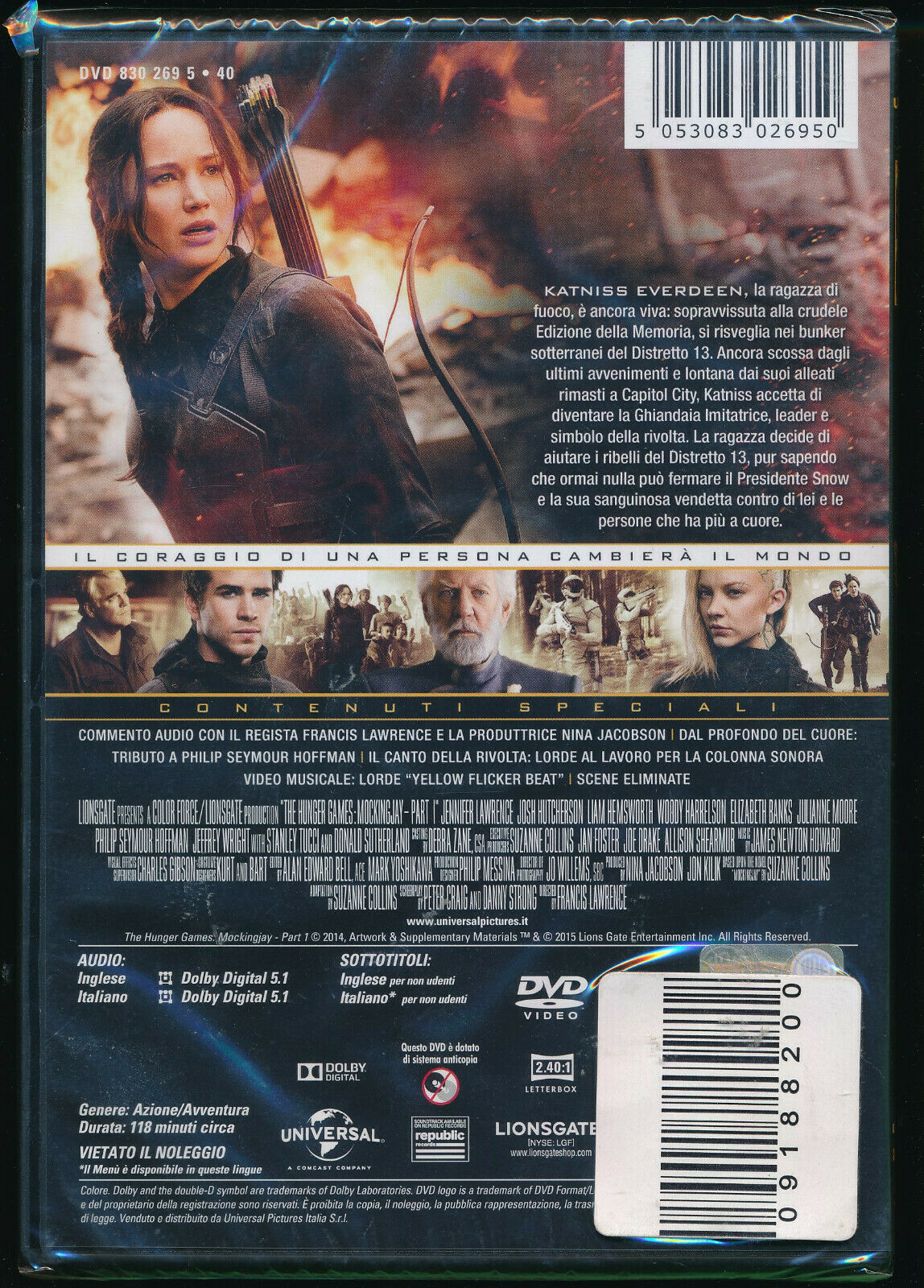 EBOND Hunger Games: Il Canto Della Rivolta - Parte 1 NOLEGGIO DVD DB811106