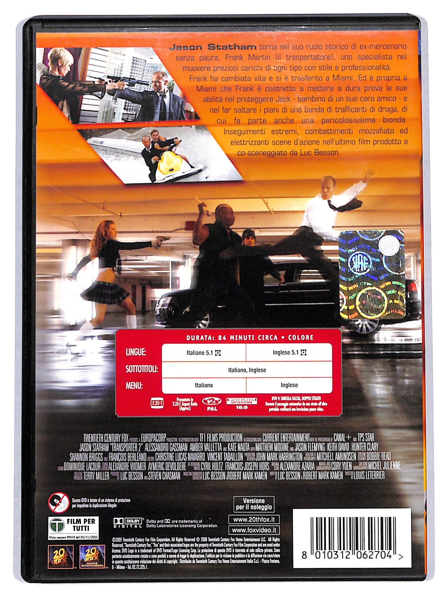 EBOND transporter extreme NOLEGGIO DVD DB811120
