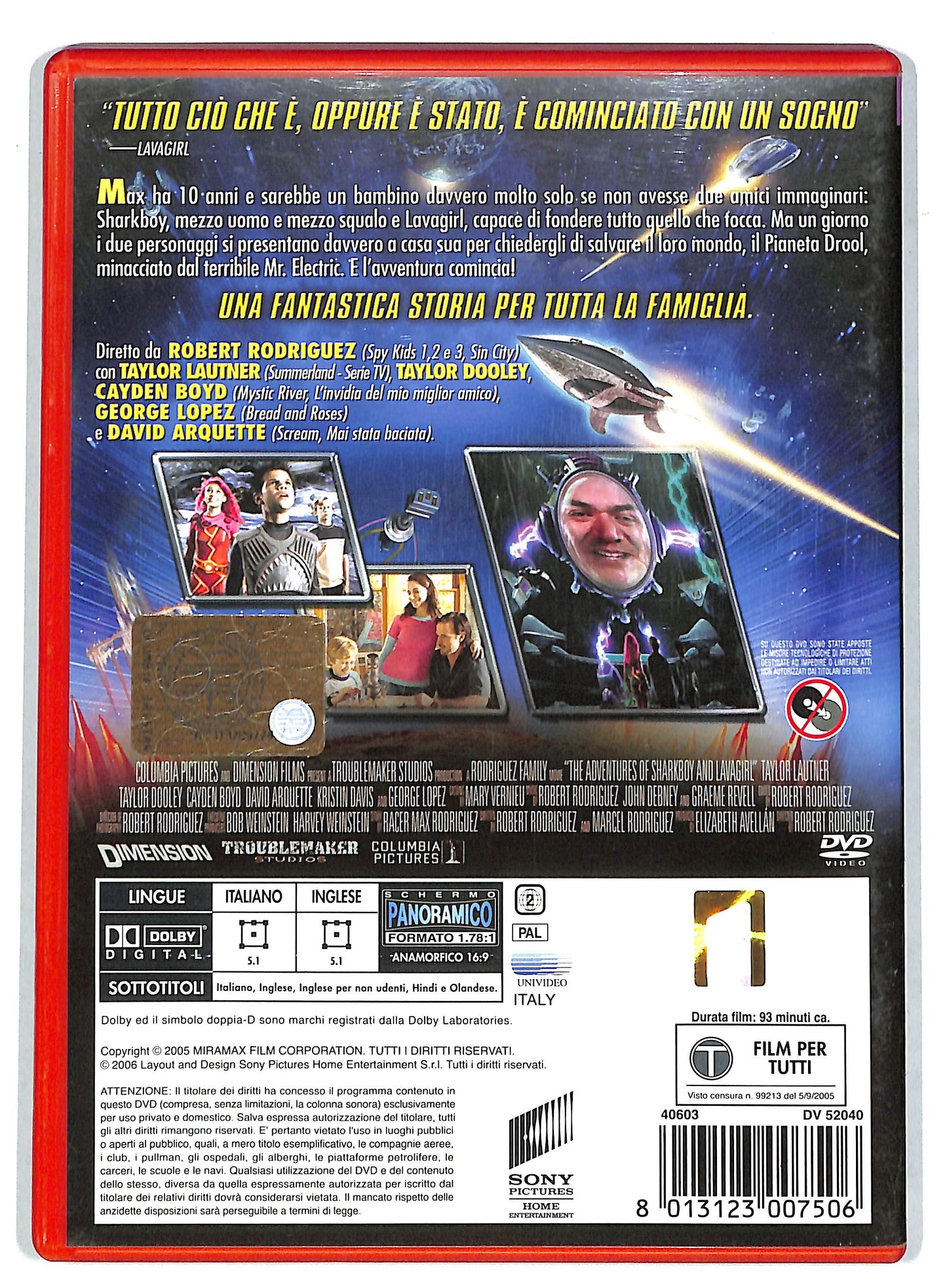 EBOND Sharkboy e lavagiri- NOLEGGIO DVD DB811136