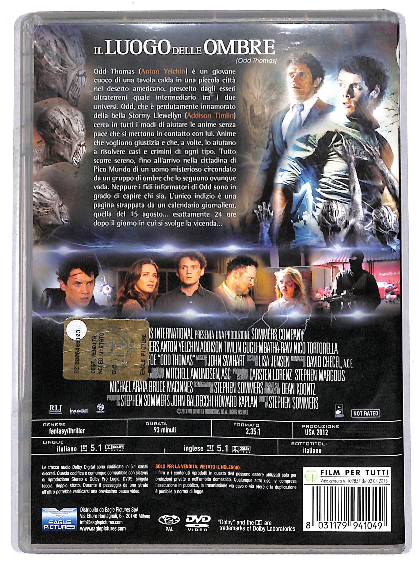 EBOND Il luogo delle ombre NOLEGGIO DVD DB811158