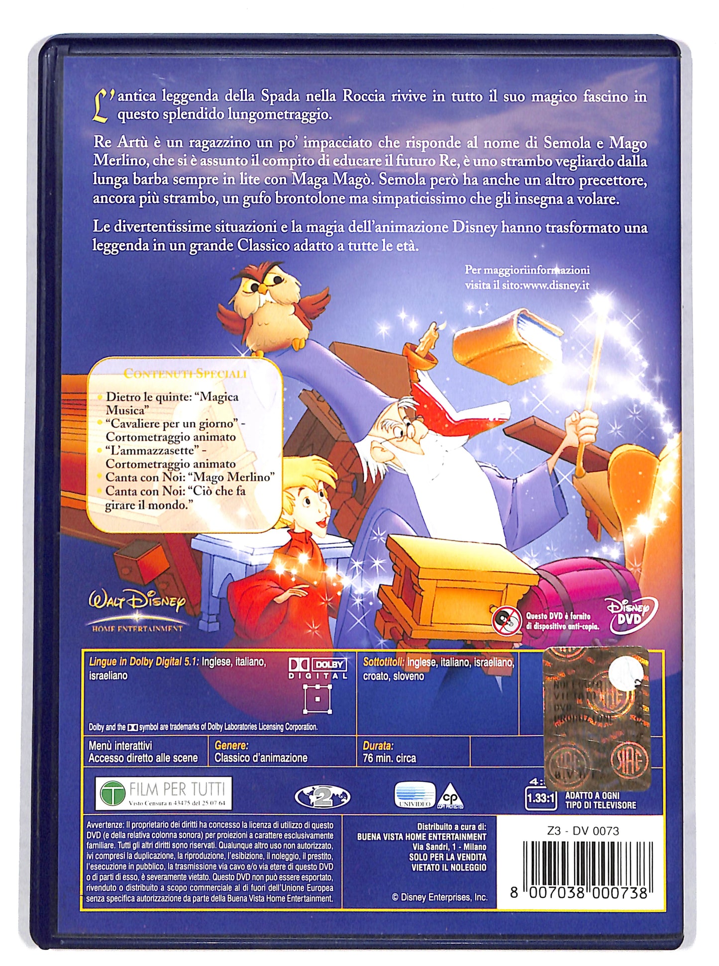 EBOND La spada nella roccia DVD DB811322