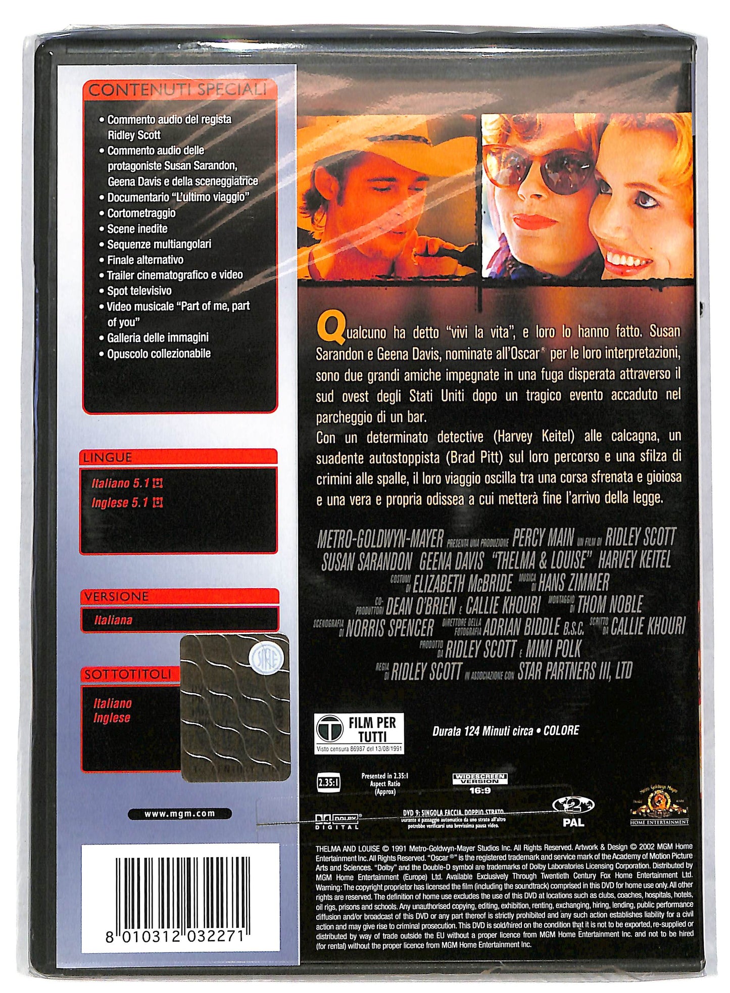 EBOND Thelma a Louise EDIZIONE SPECIALE DVD DB811327