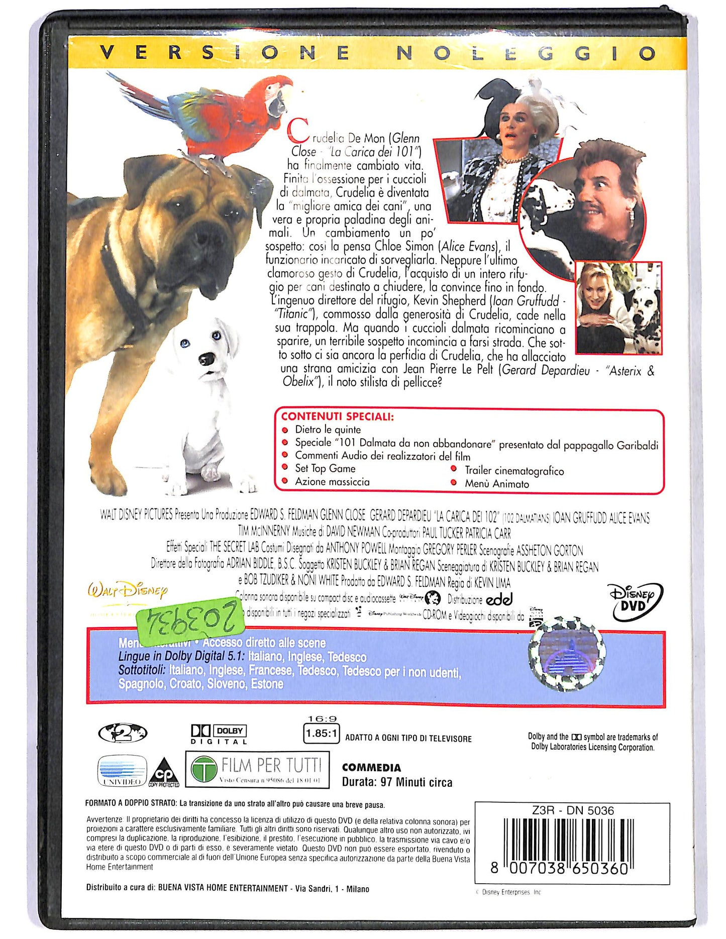 EBOND La carica dei 102 Un nuovo colpo di coda NOLEGGIO DVD DB811511