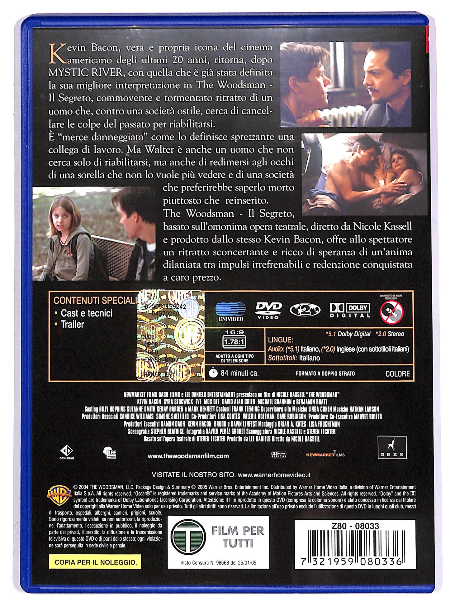 EBOND The Woodsman - Il segreto NOLEGGIO DVD DB811526