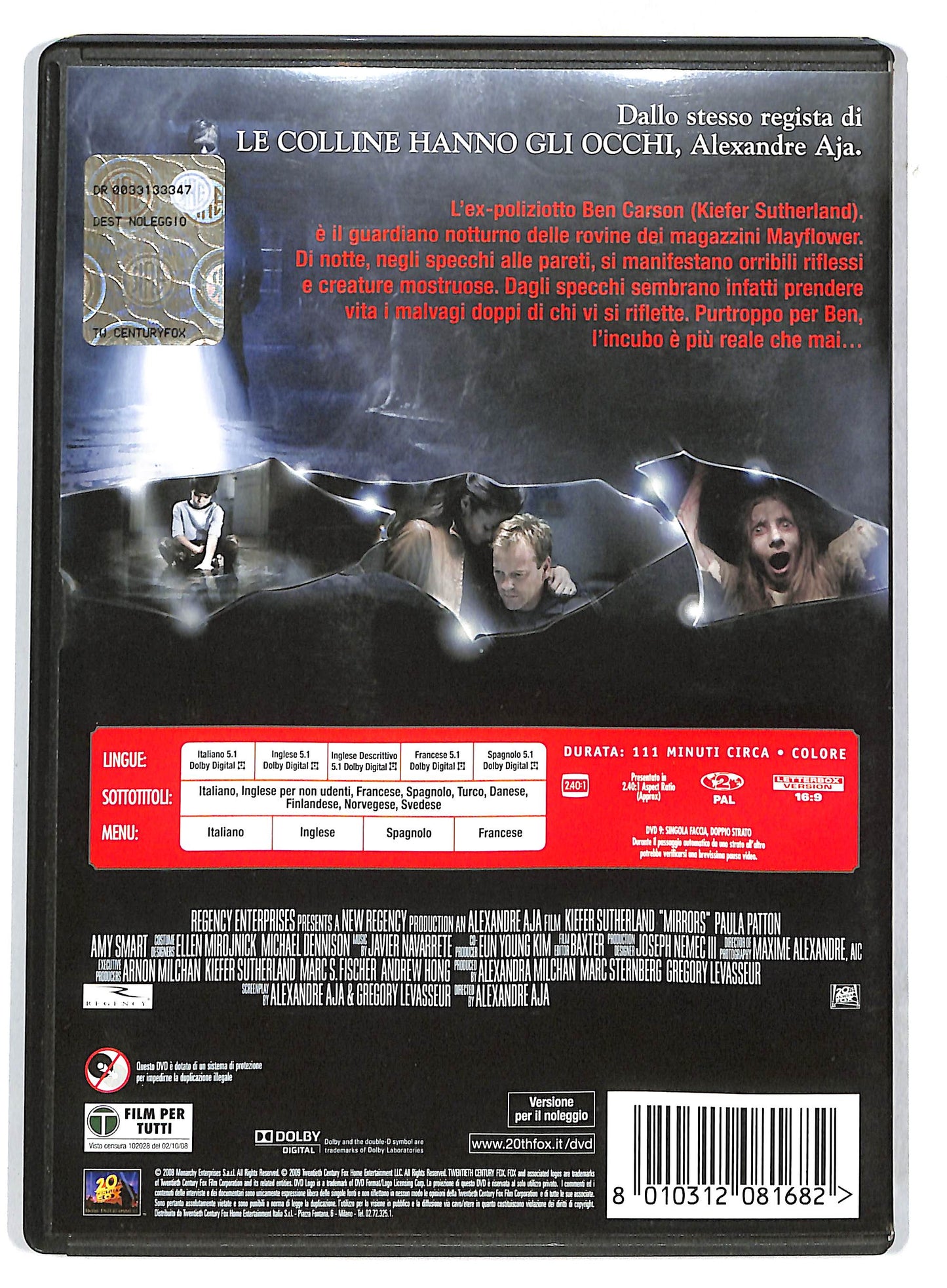 EBOND Riflessi Di Paura Ex Noleggio NOLEGGIO DVD DB811538