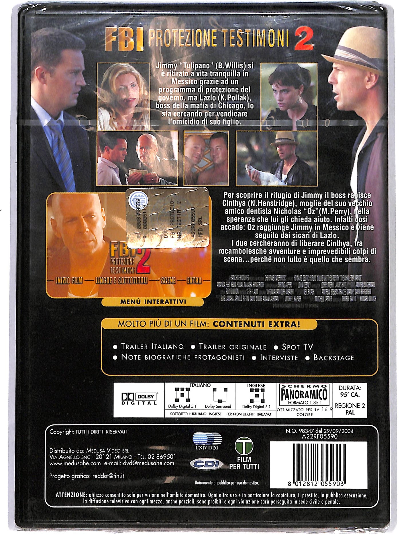 EBOND FBI PROTEZIONE TESTIMONI Noleggio DVD DB811541