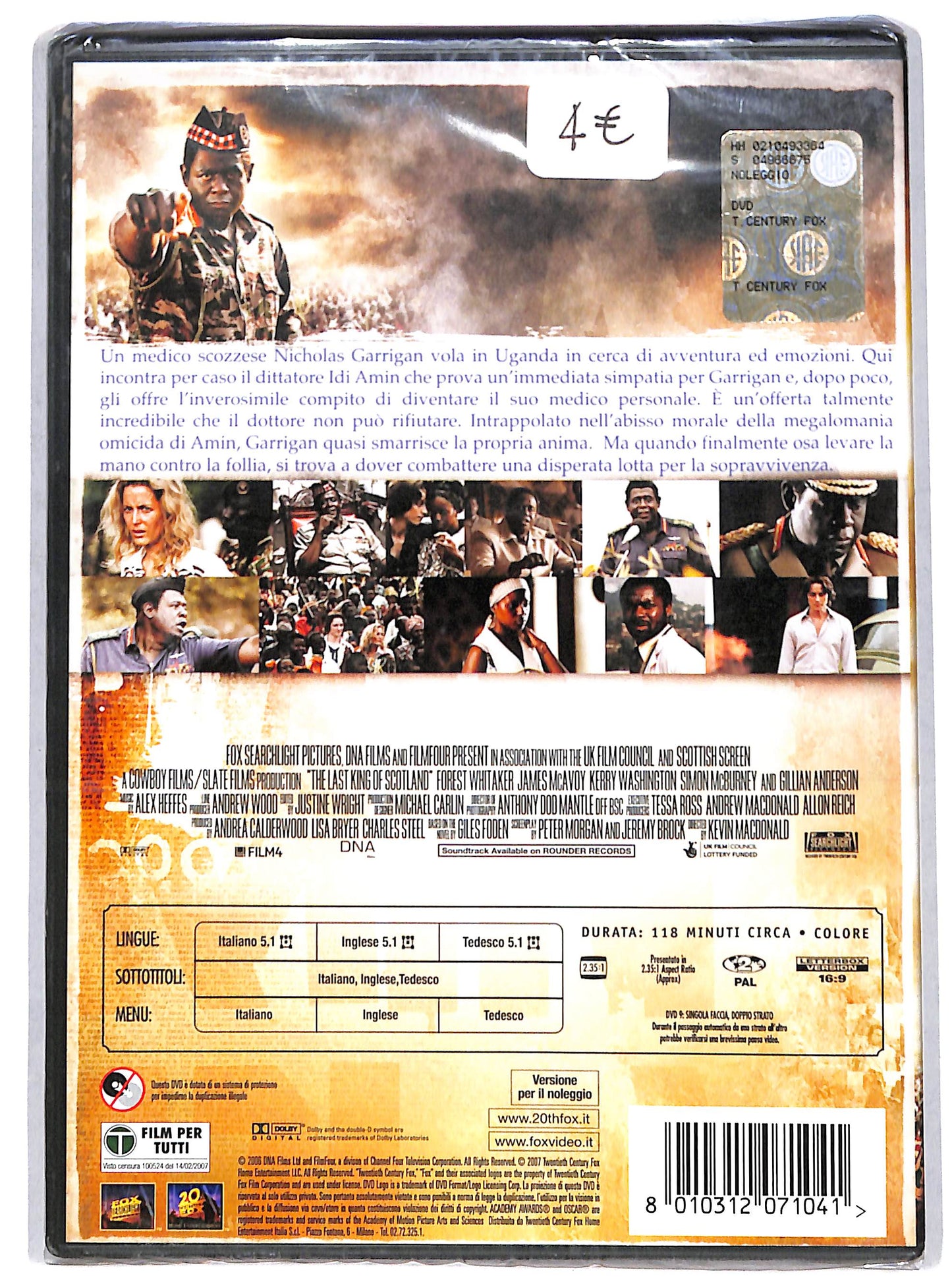 EBOND L'ultimo re di Scozia NOLEGGIO DVD DB811542