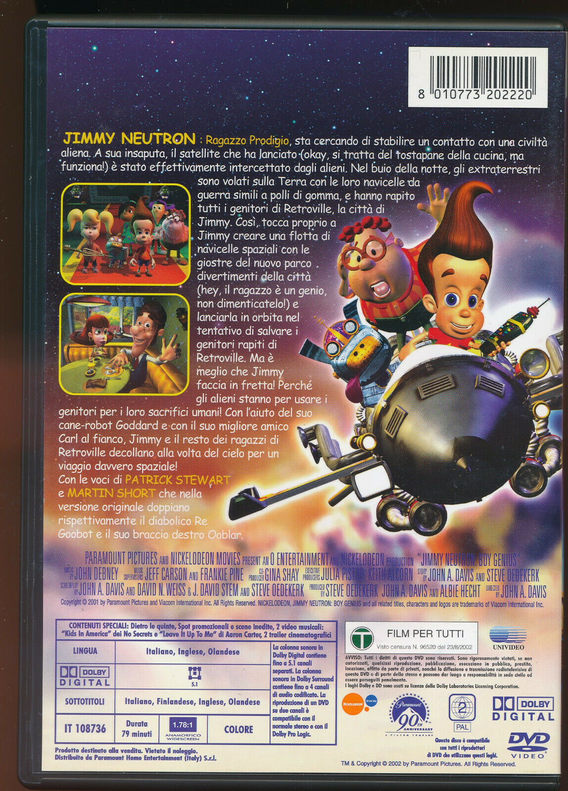 EBOND Jimmy Neutron Ragazzo Prodigio NOLEGGIO DVD DB811544
