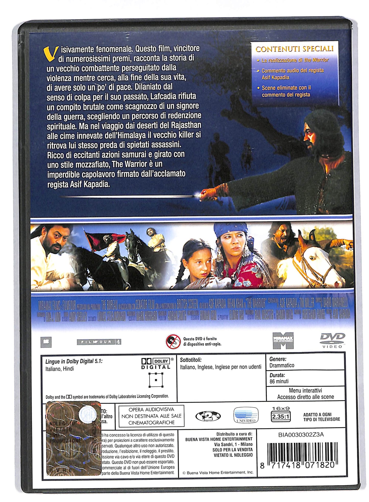 EBOND The Warrior NOLEGGIO DVD DB811552
