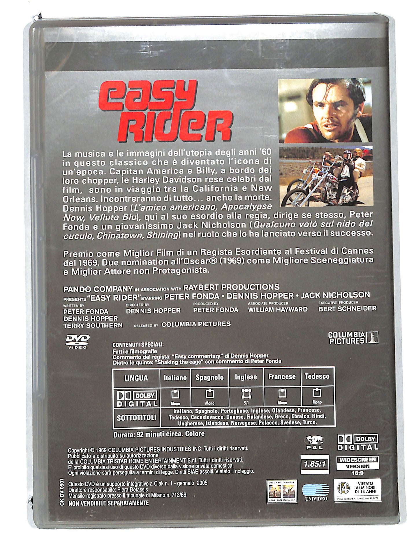 EBOND Easy Rider EDITORIALE DVD DB811910