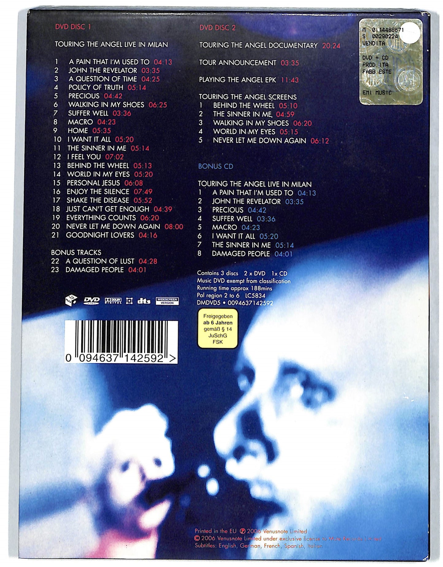 EBOND Touring the Angel: Live in Milan DVD DB811913