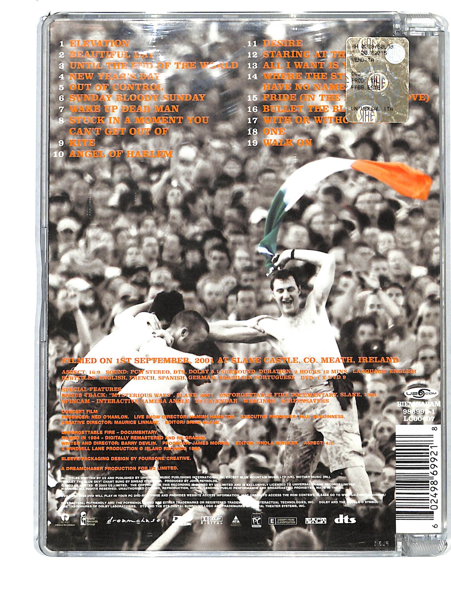 EBOND U2 - U2 Go Home (Live From Slane Castle Ireland) DVD DB811916