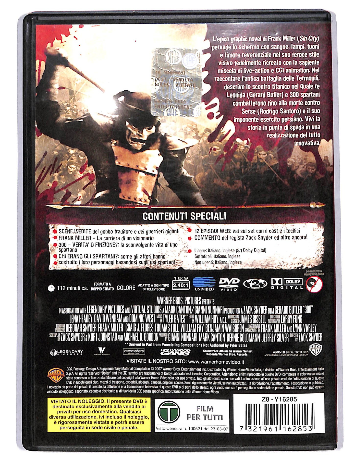 EBOND 300 Edizione Speciale 2 dischi DVD DB811934