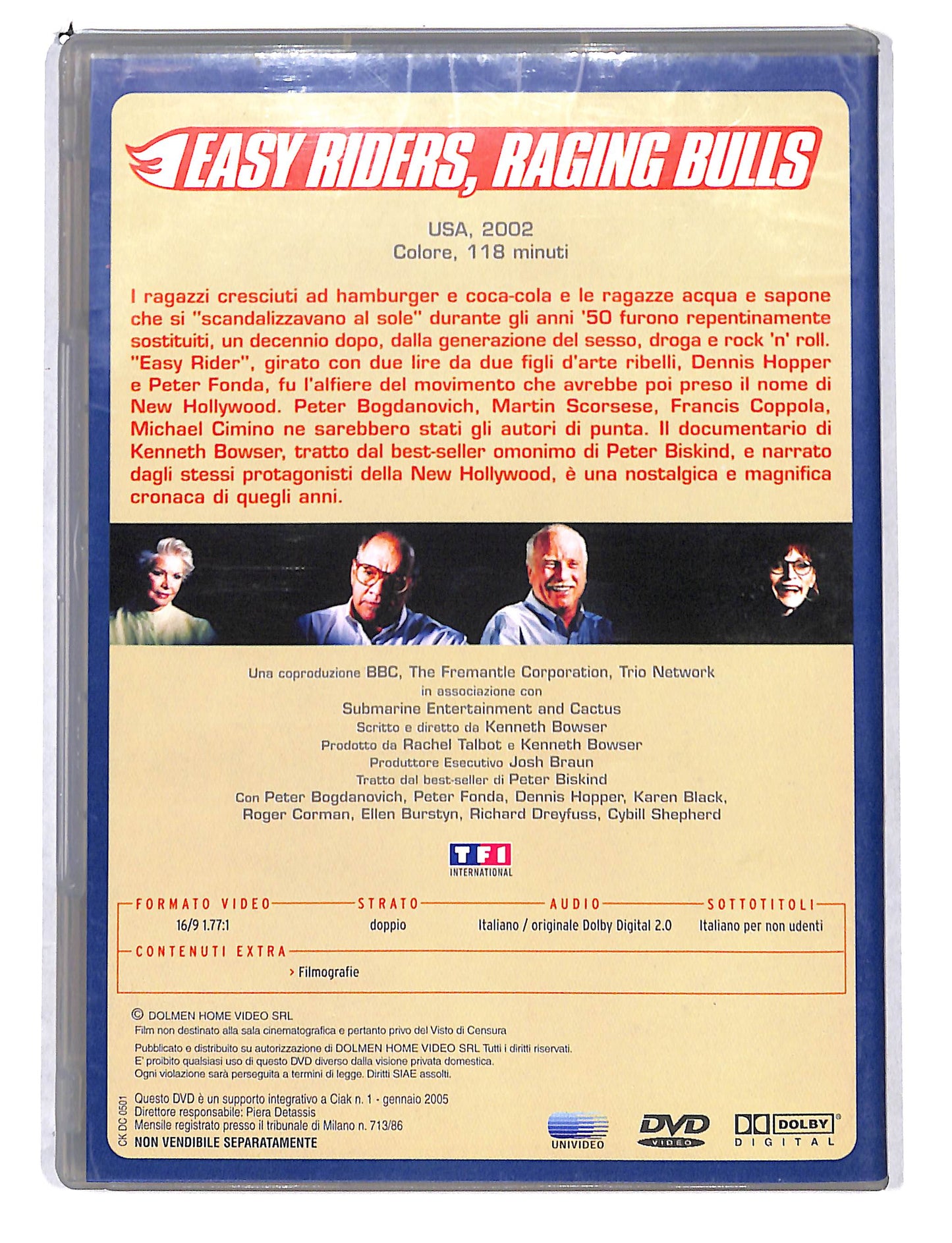 EBOND Easy riders raging bulls EDITORIALE DVD DB811936