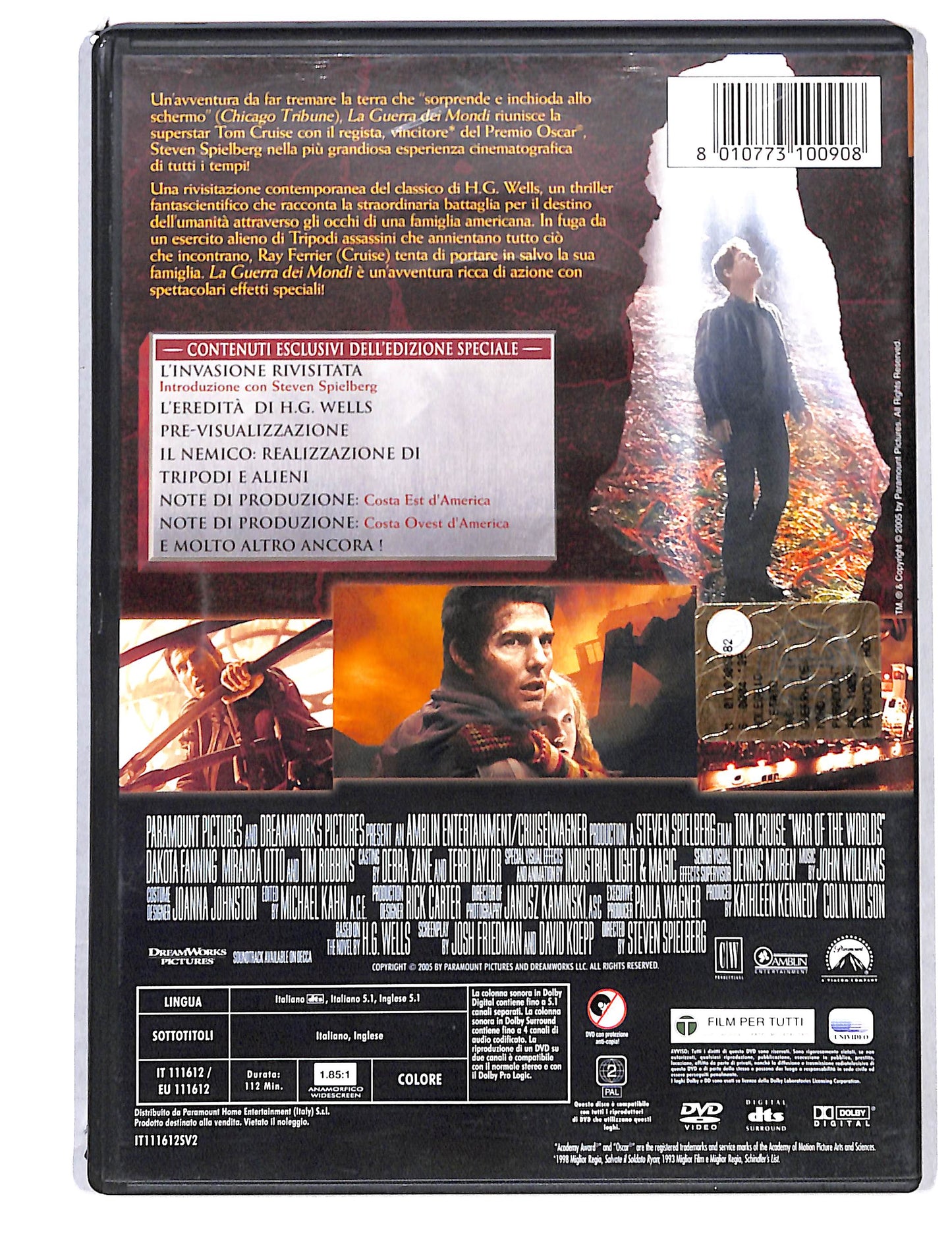EBOND La Guerra Dei Mondi EDIZIONE SPECIALE 2 dischi DVD DB811939