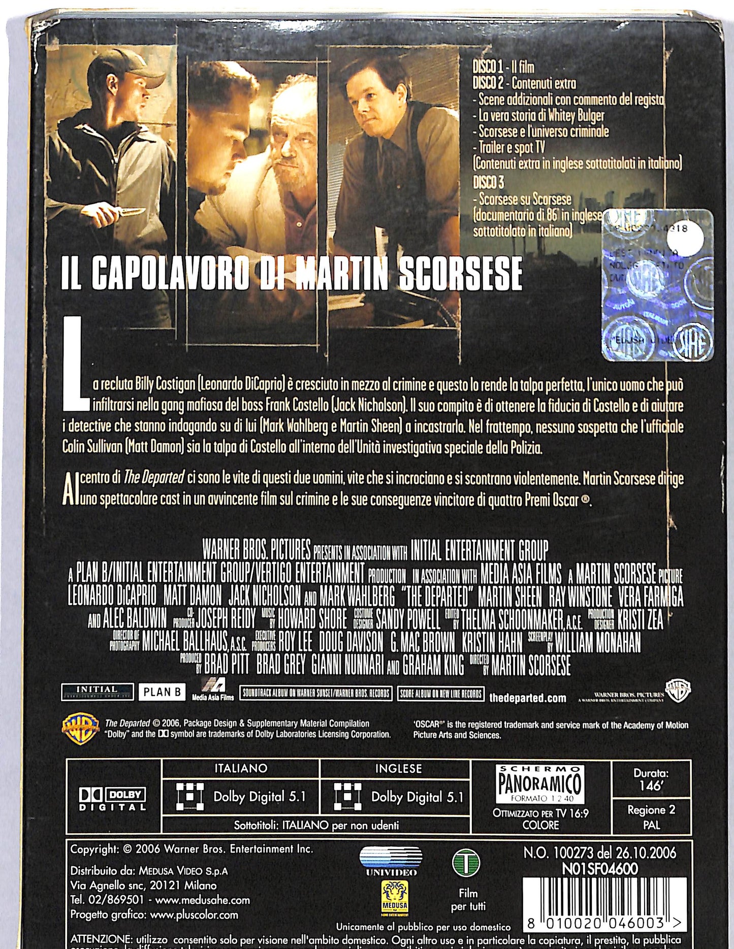 EBOND The Departed - Il bene e il male 3 dischi slipcase DVD DB811944