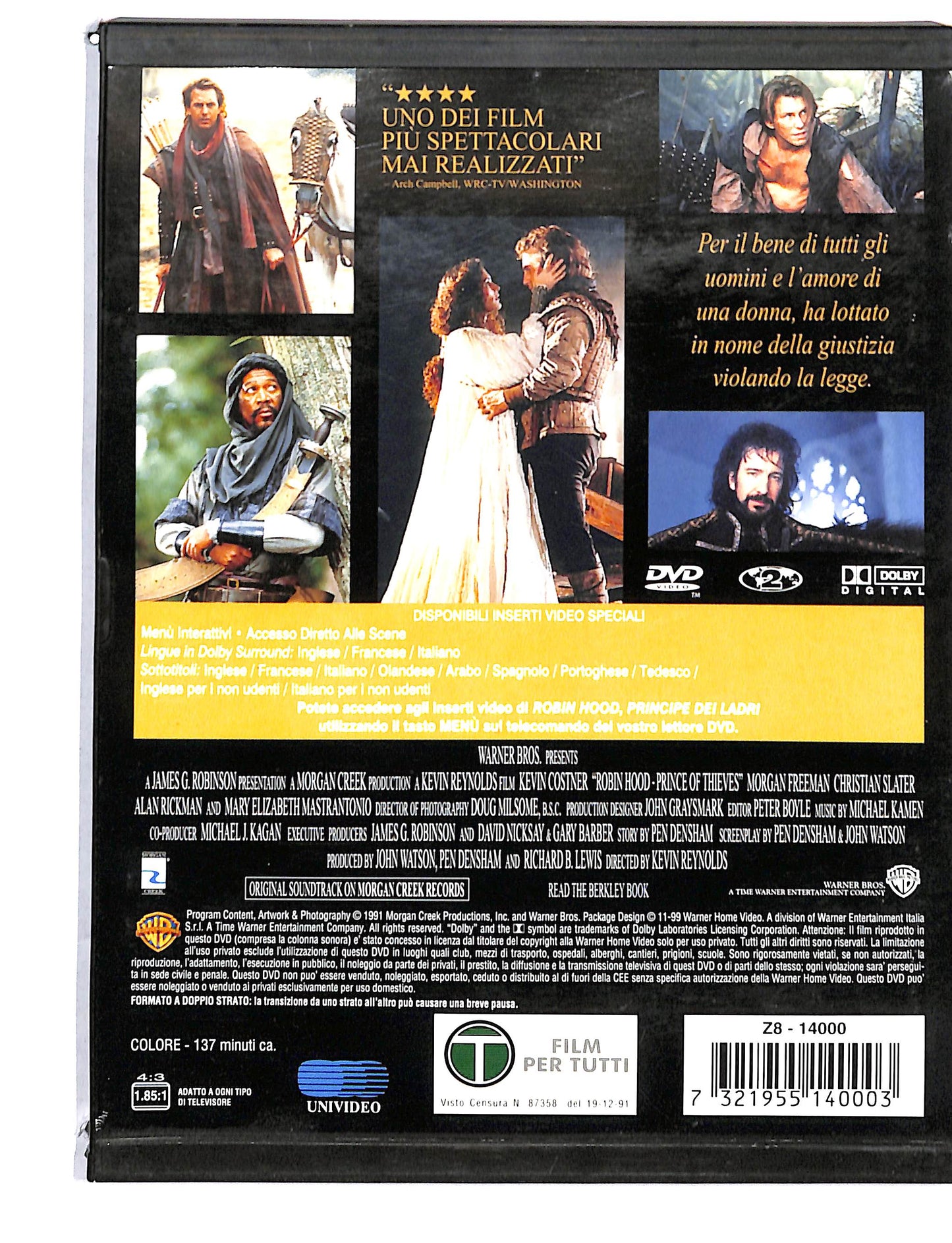 EBOND Robin Hood - Principe Dei Ladri SNAPPER DVD DB811955