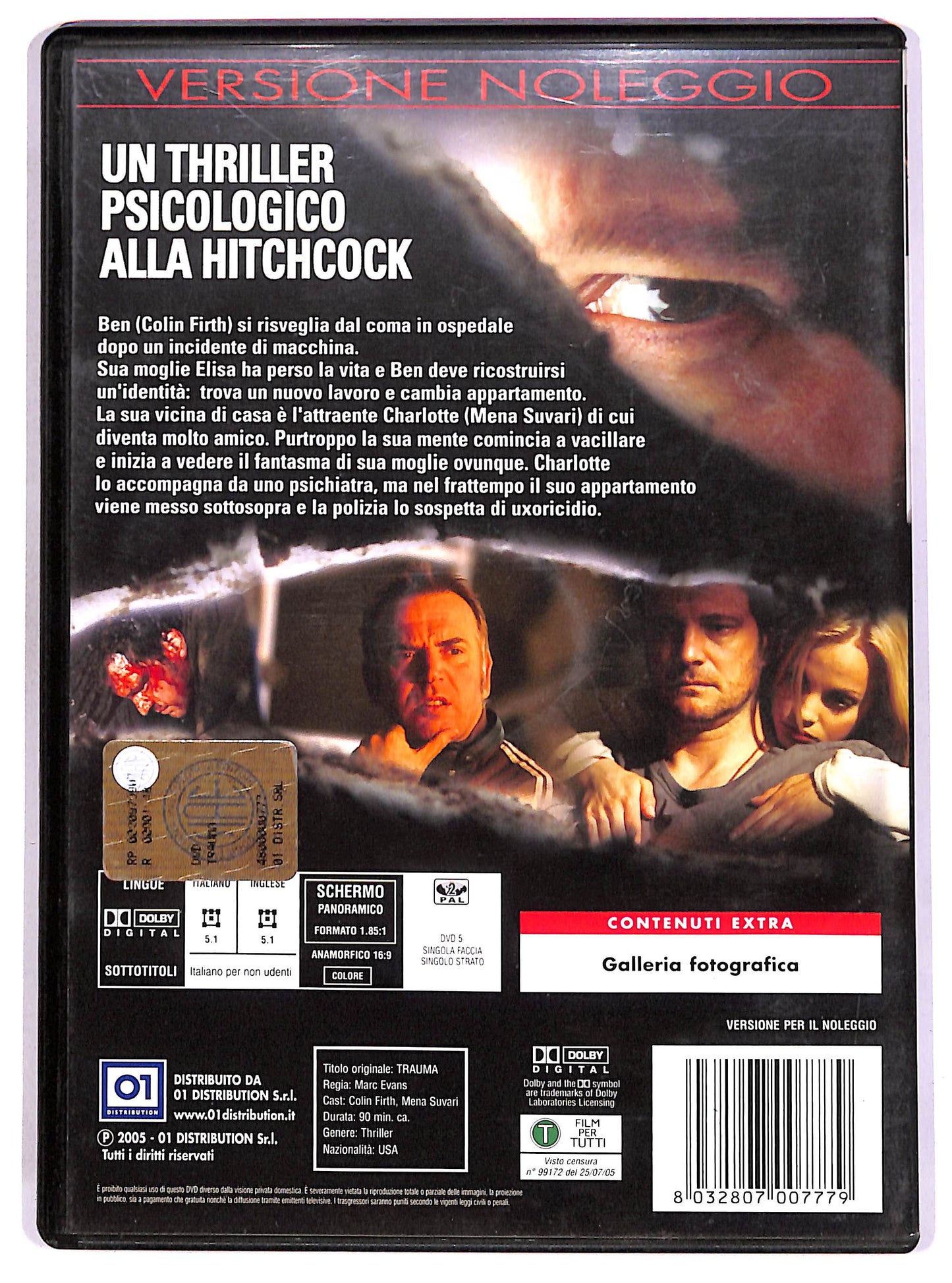 EBOND Trauma di Marc Evans (2004) NOLEGGIO DVD DB812318
