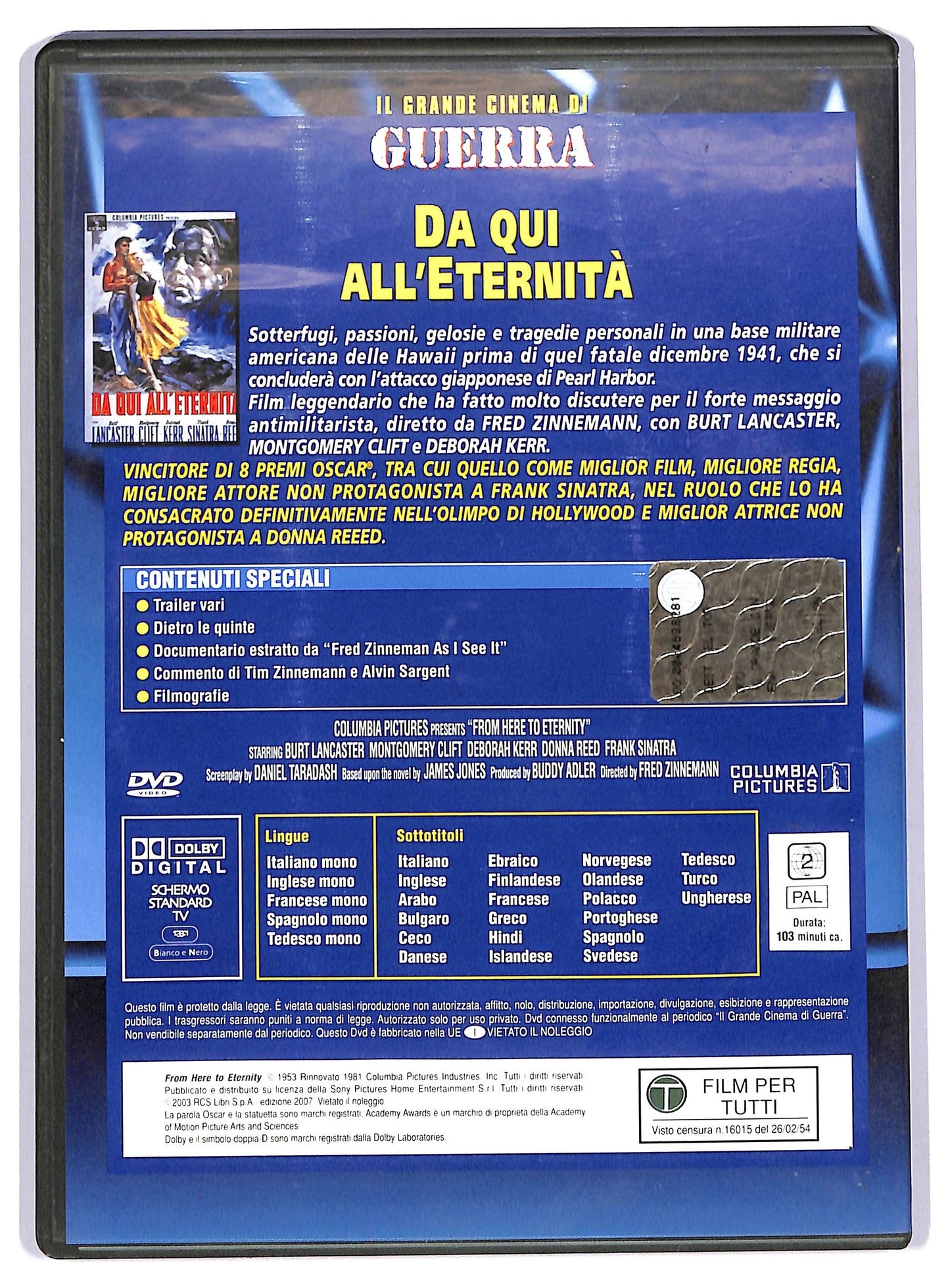 EBOND Da qui all'eternita EDITORIALE DVD DB812364