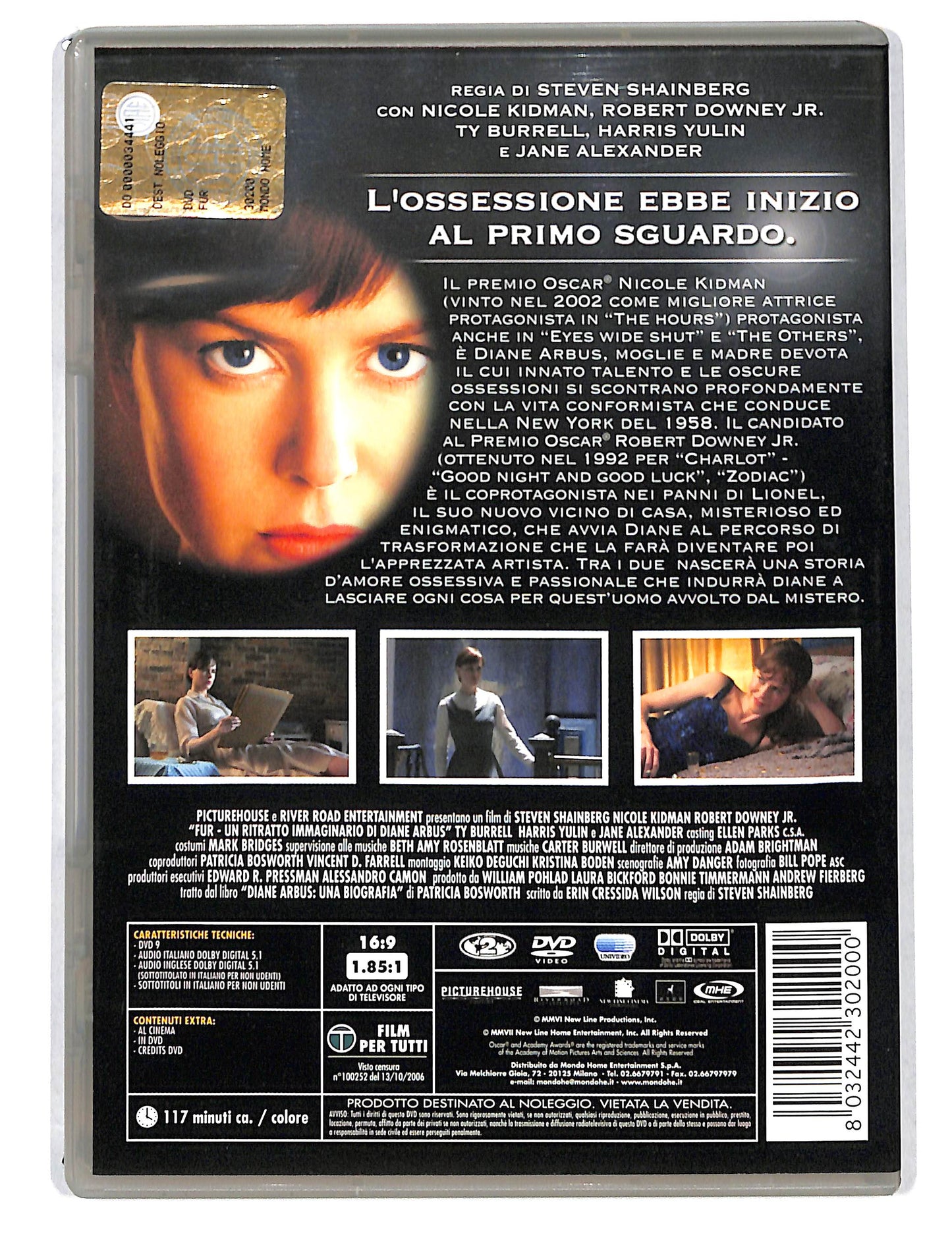 EBOND Fur - Un ritratto immaginario di Diane Arbus NOLEGGIO DVD DB812751