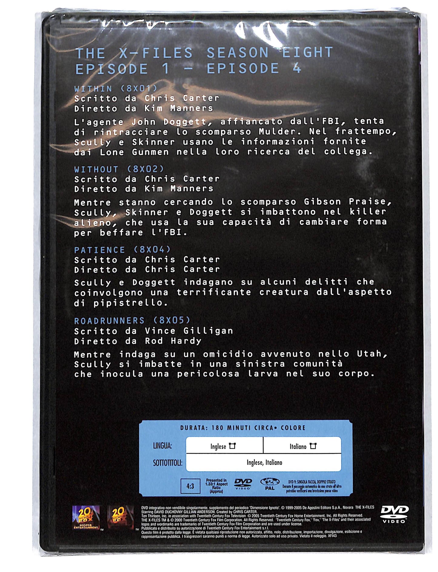 EBOND The X Files collection season eight vol.1 EDITORIALE DVD DB812909