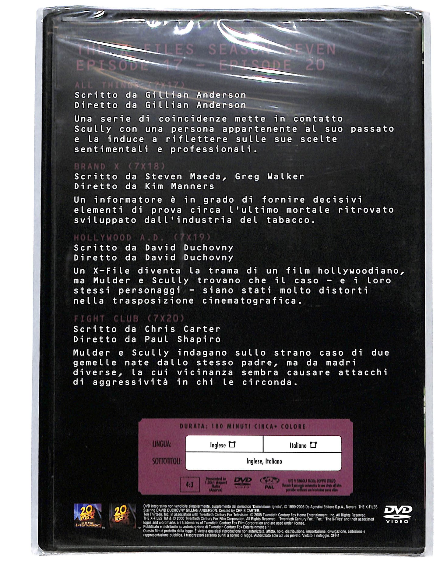 EBOND The X Files Collection season seven vol.5 EDITORIALE DVD DB812910