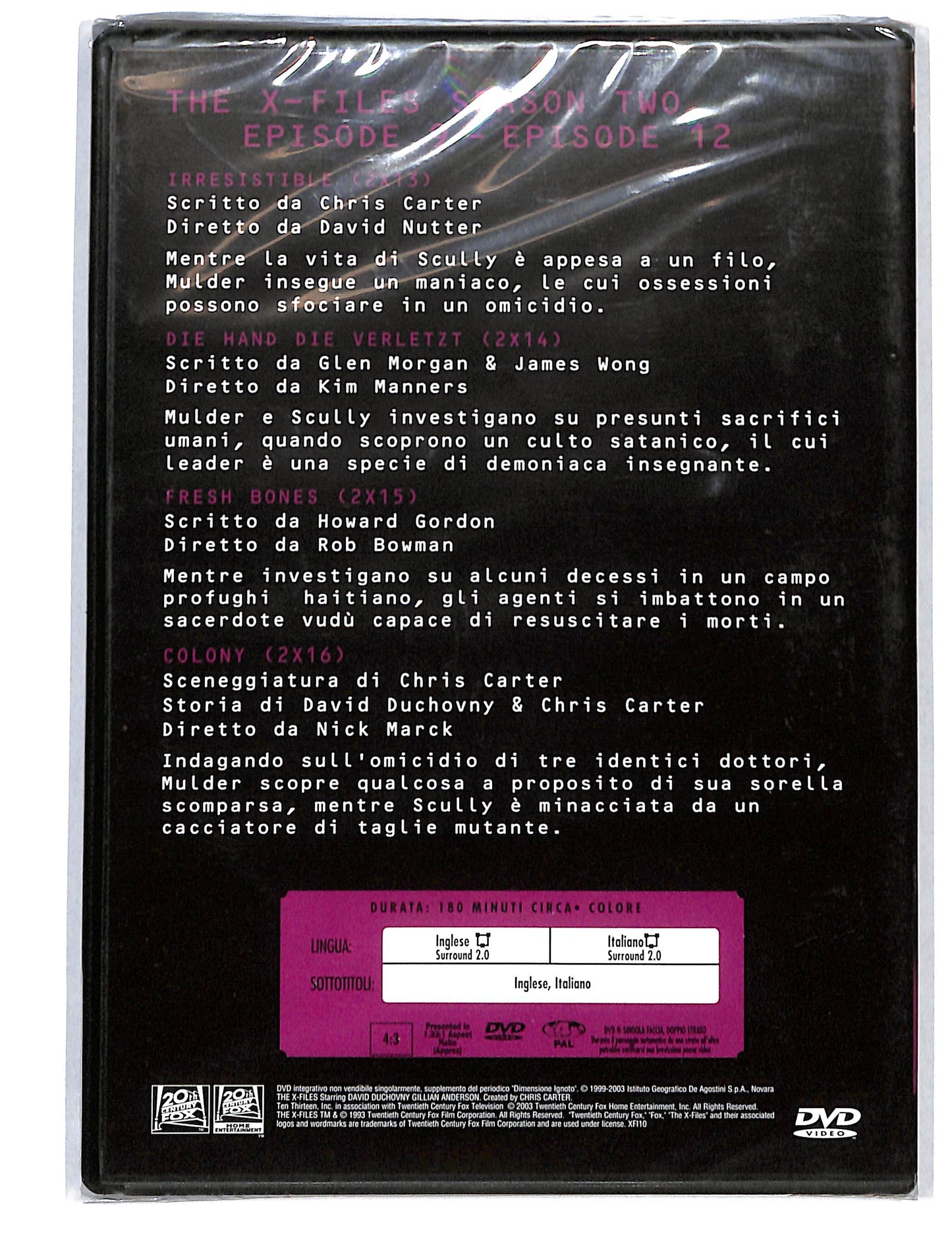 EBOND The X Files collection season two vol.4 EDITORIALE DVD DB812913