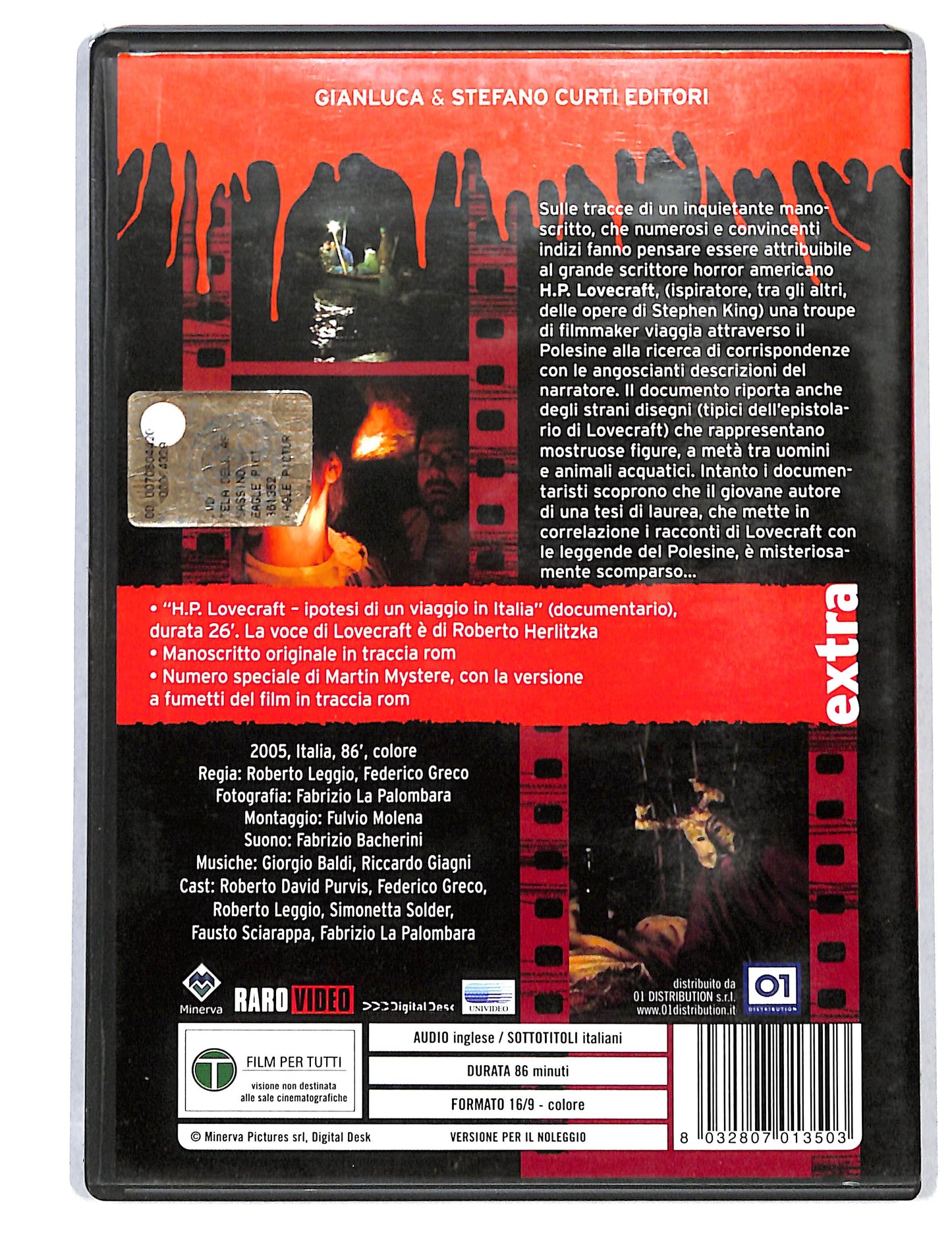 EBOND H.P.Lovecraft's Road to L - Il Mistero Di Lovecraft DVD DB812914